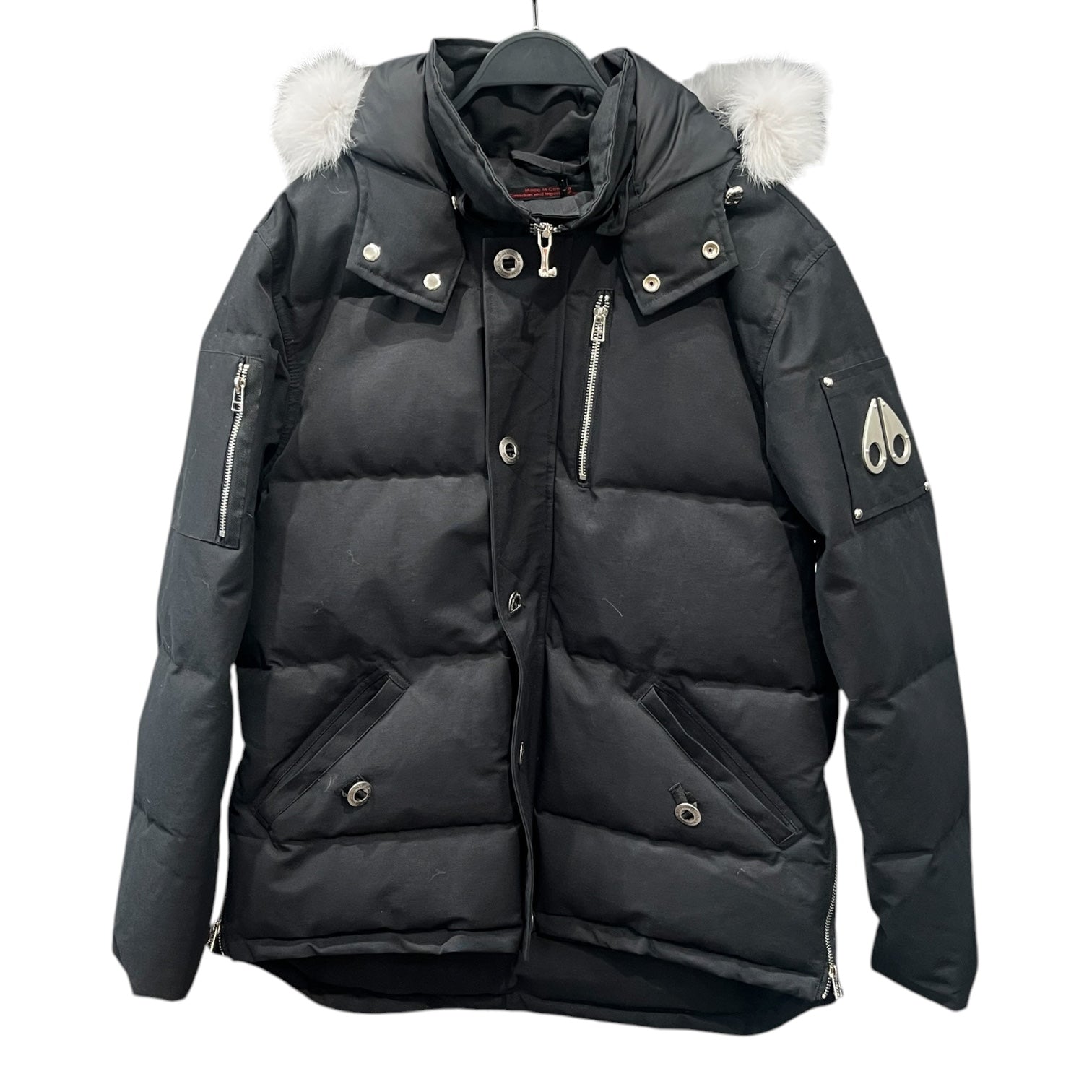 MOOSE KNUCKLES/Puffer Jkt/L/Cotton/BLK/BOMBER view 1