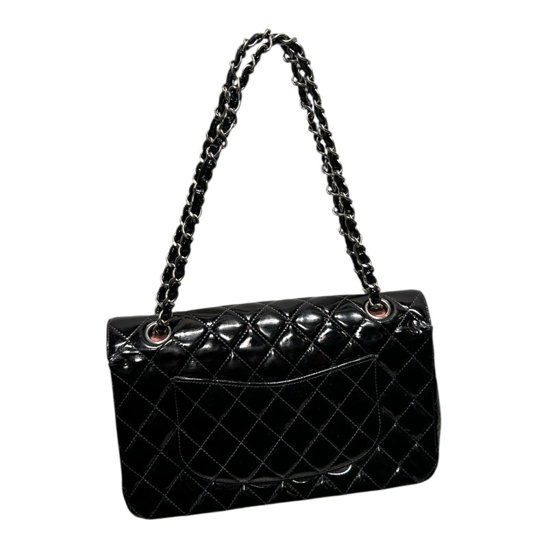 CHANEL/Cross Body Bag/Leather/BLK/
