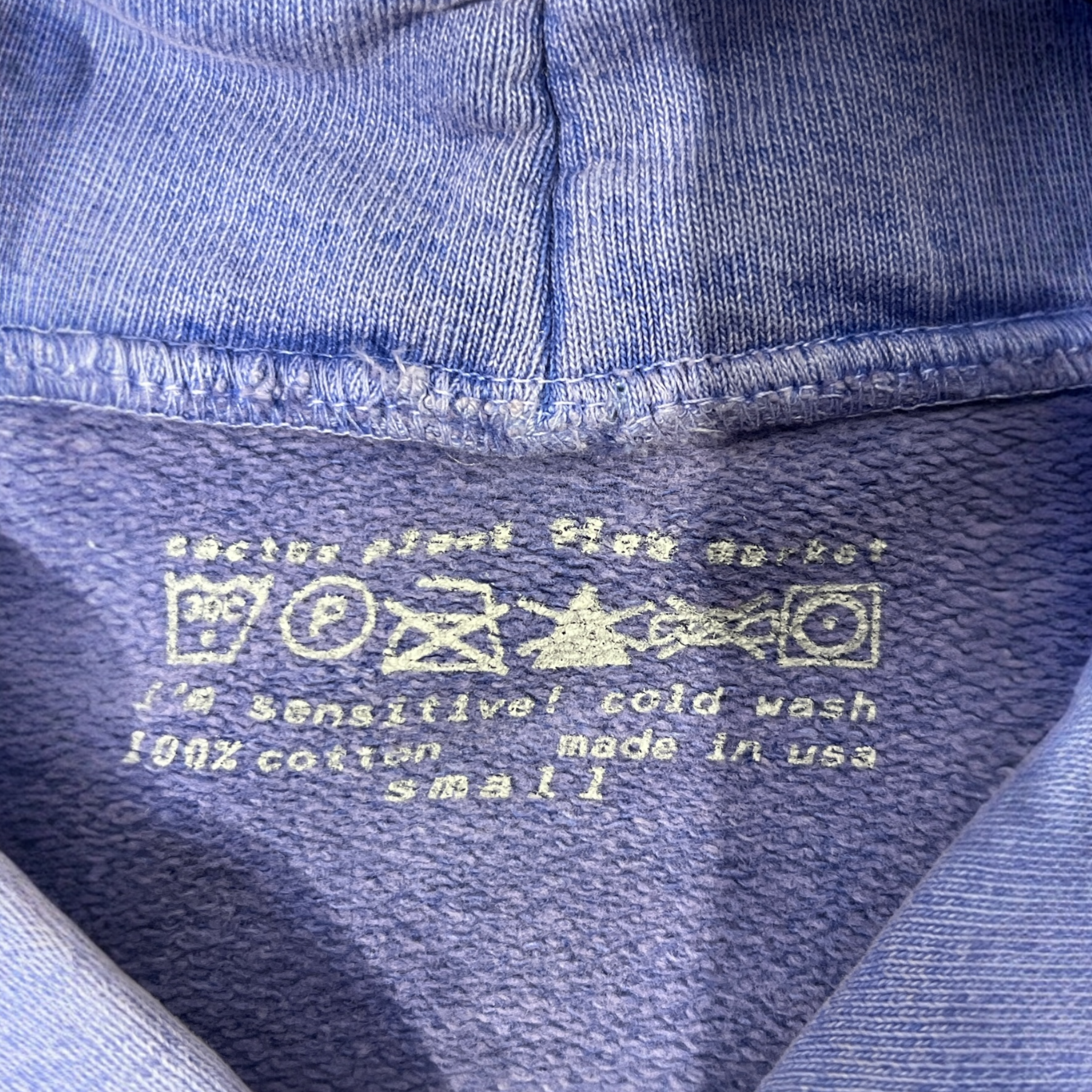 CACTUS PLANT FLEA MARKET/Hoodie/S/Cotton/PPL/OOMPALOOMPA view 3