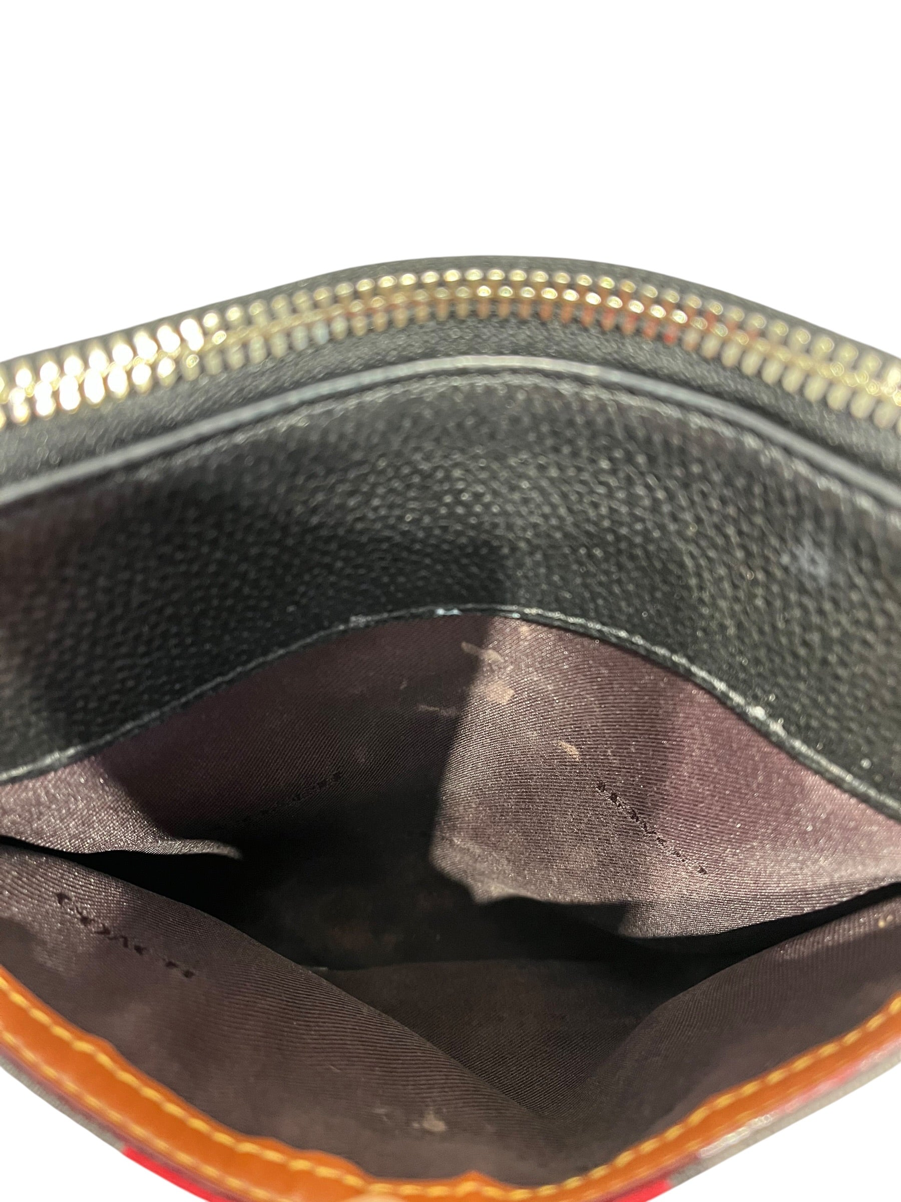 COACH/Cross Body Bag/Stripe/Cotton/BLK/Messenger Crossbody PNK RD view 3