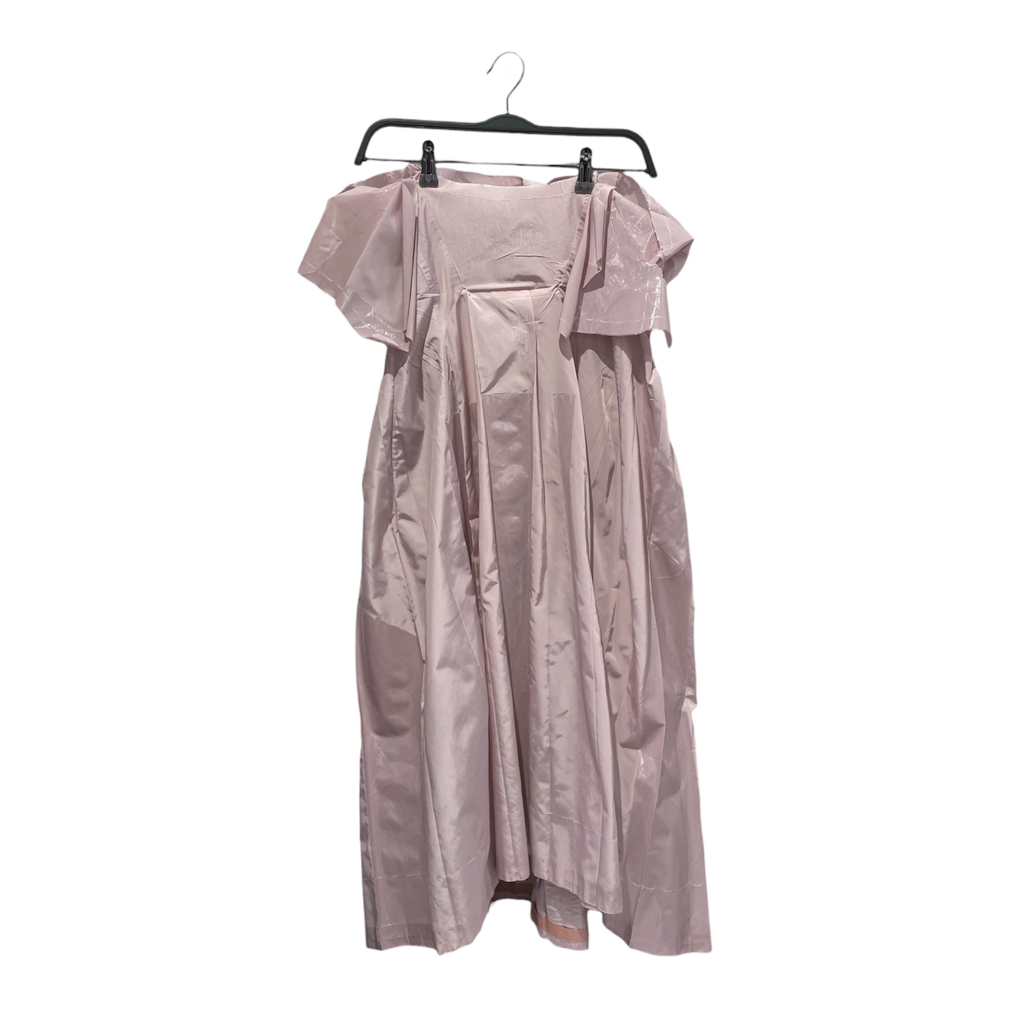 Maison Margiela/Skirt/40/Nylon/PNK/LAMINATED TAFFETA MIDI SKIRT view 1
