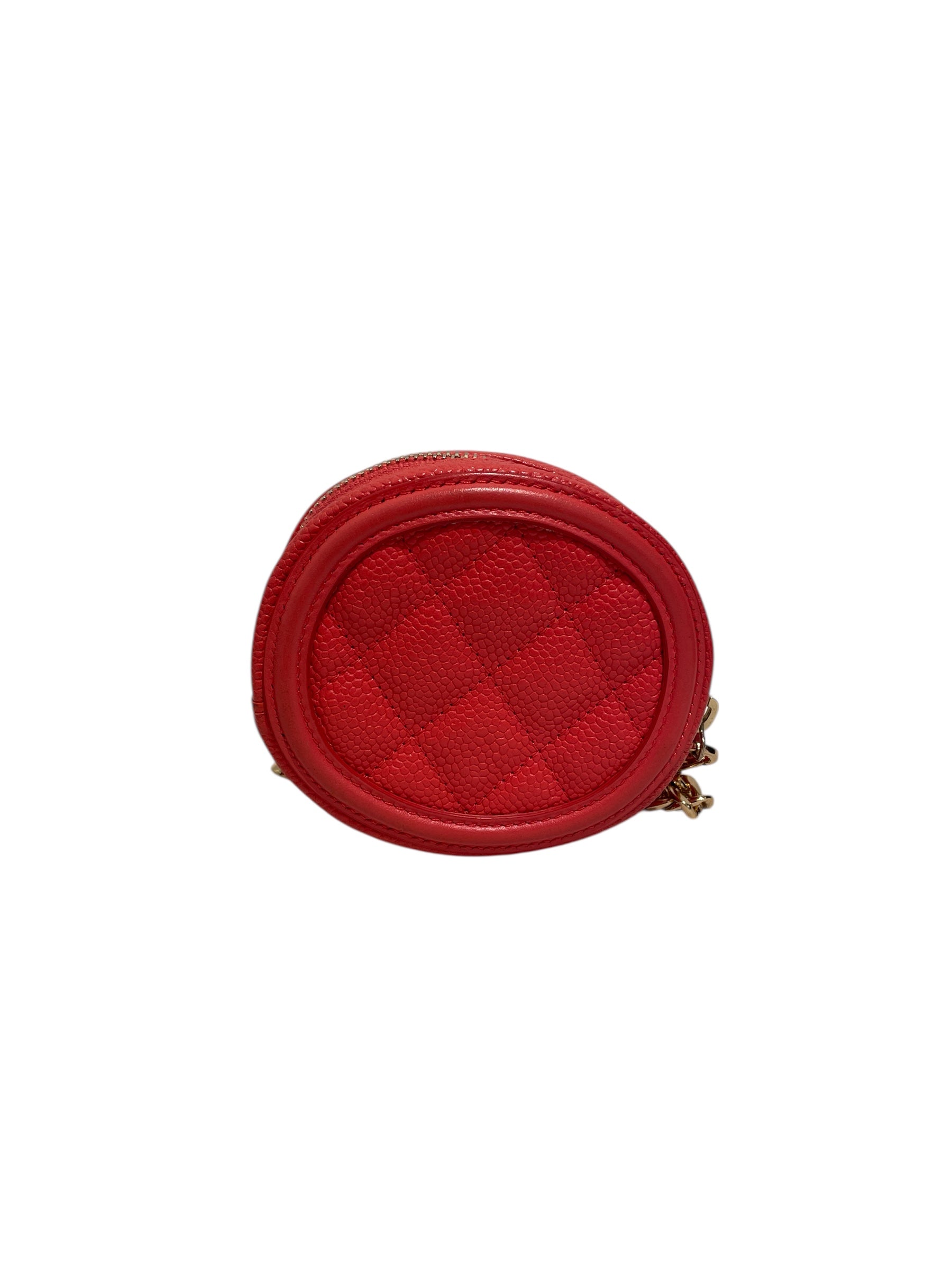 CHANEL/Pouch/Leather/RED/27604709 view 2