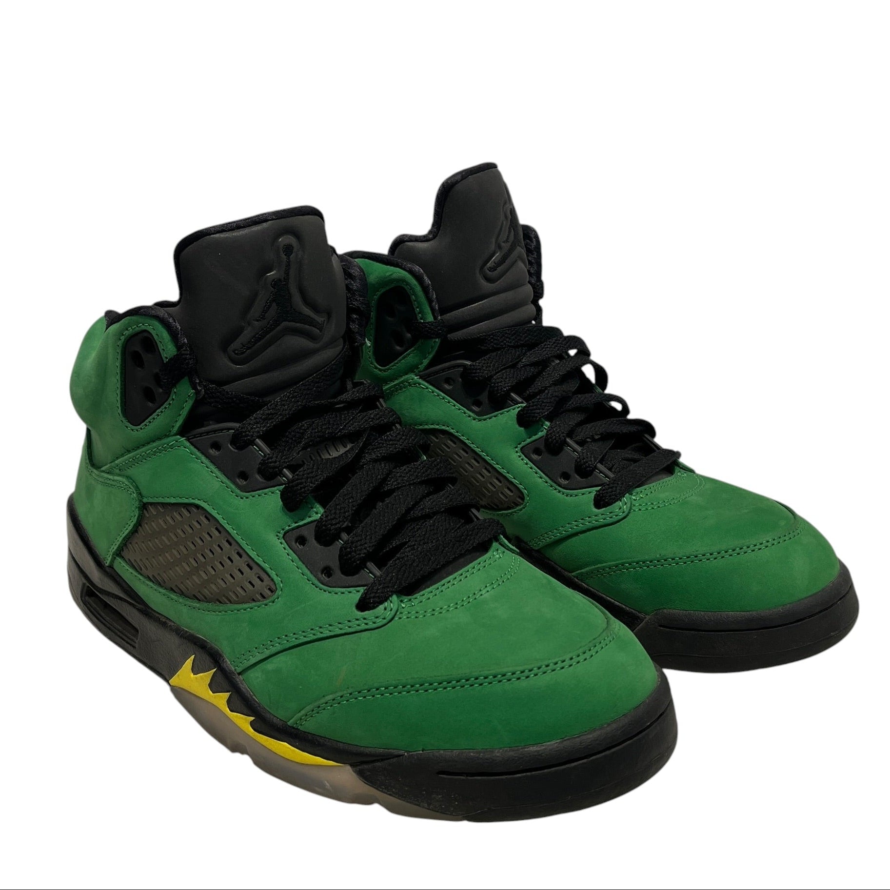 NIKE/Hi-Sneakers/US 8/Leather/GRN/DB6537-113 JORDAN 13 LUCKY GRE view 1