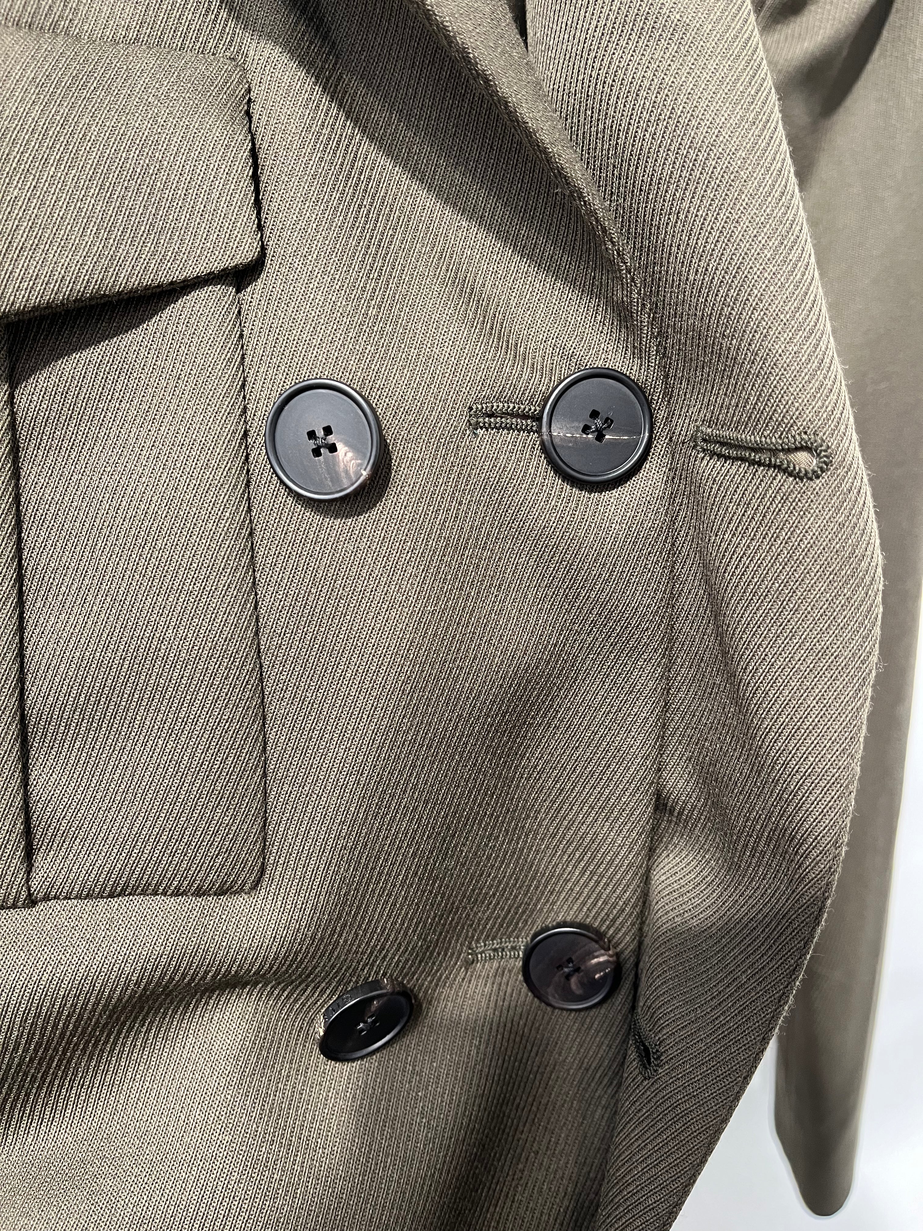 GIVENCHY/Jacket/48/Wool/KHK/RUNWAY CROPPED PADDED JKT view 6