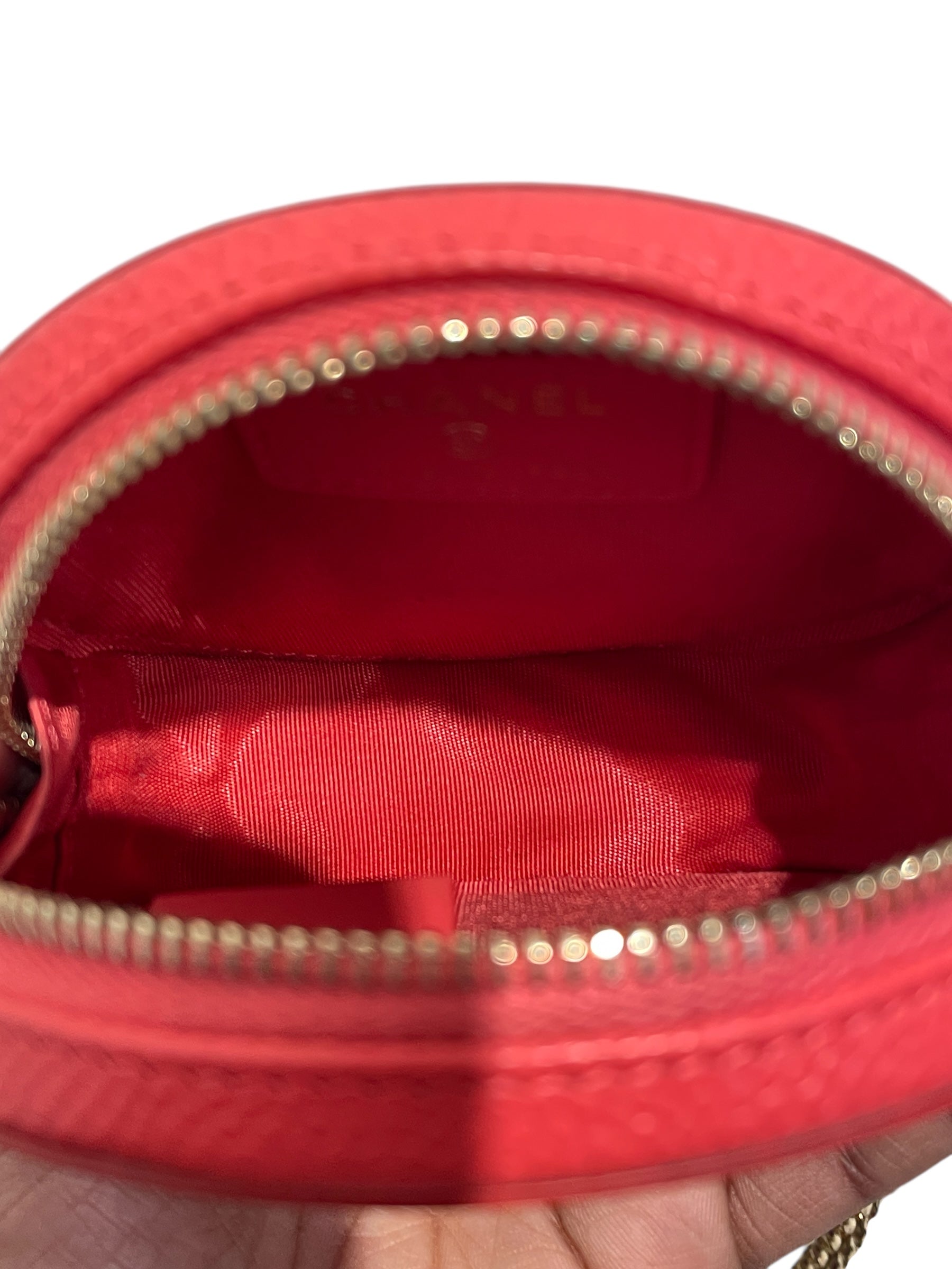 CHANEL/Pouch/Leather/RED/27604709 view 4