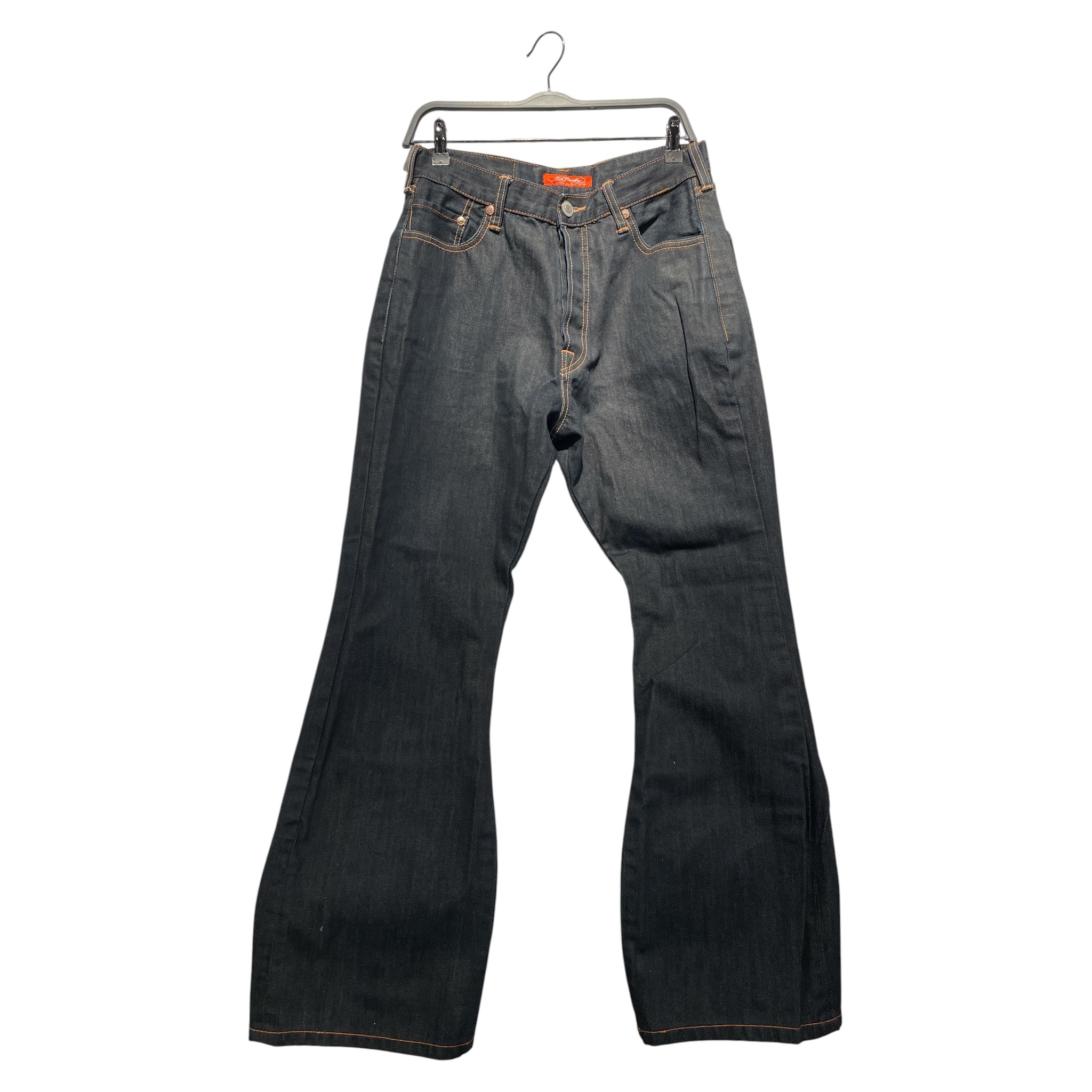 Ed Hardy/Straight Pants/36/Cotton/NVY/ view 1