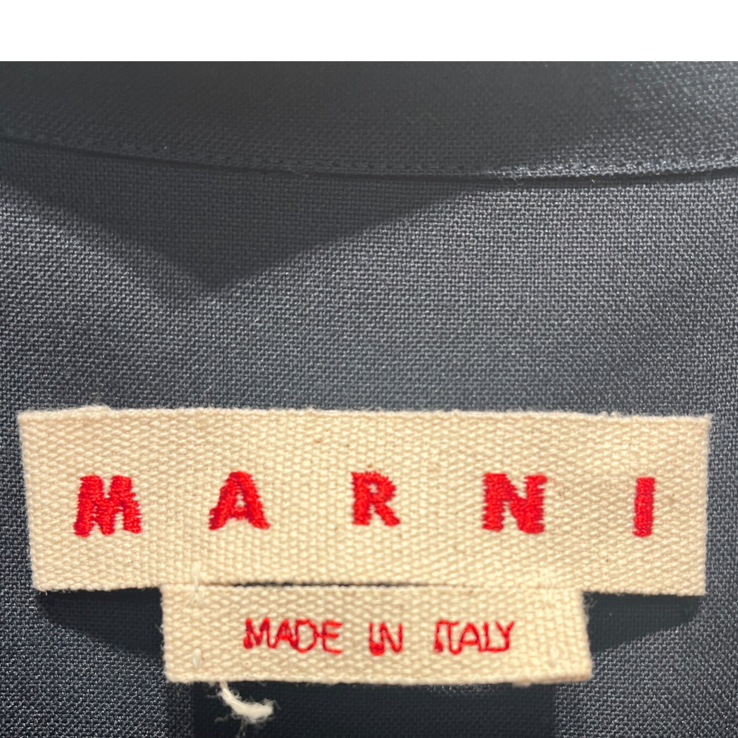 MARNI/Shirt/52/Cotton/NVY/WHITE STITCH ON POCKET view 3