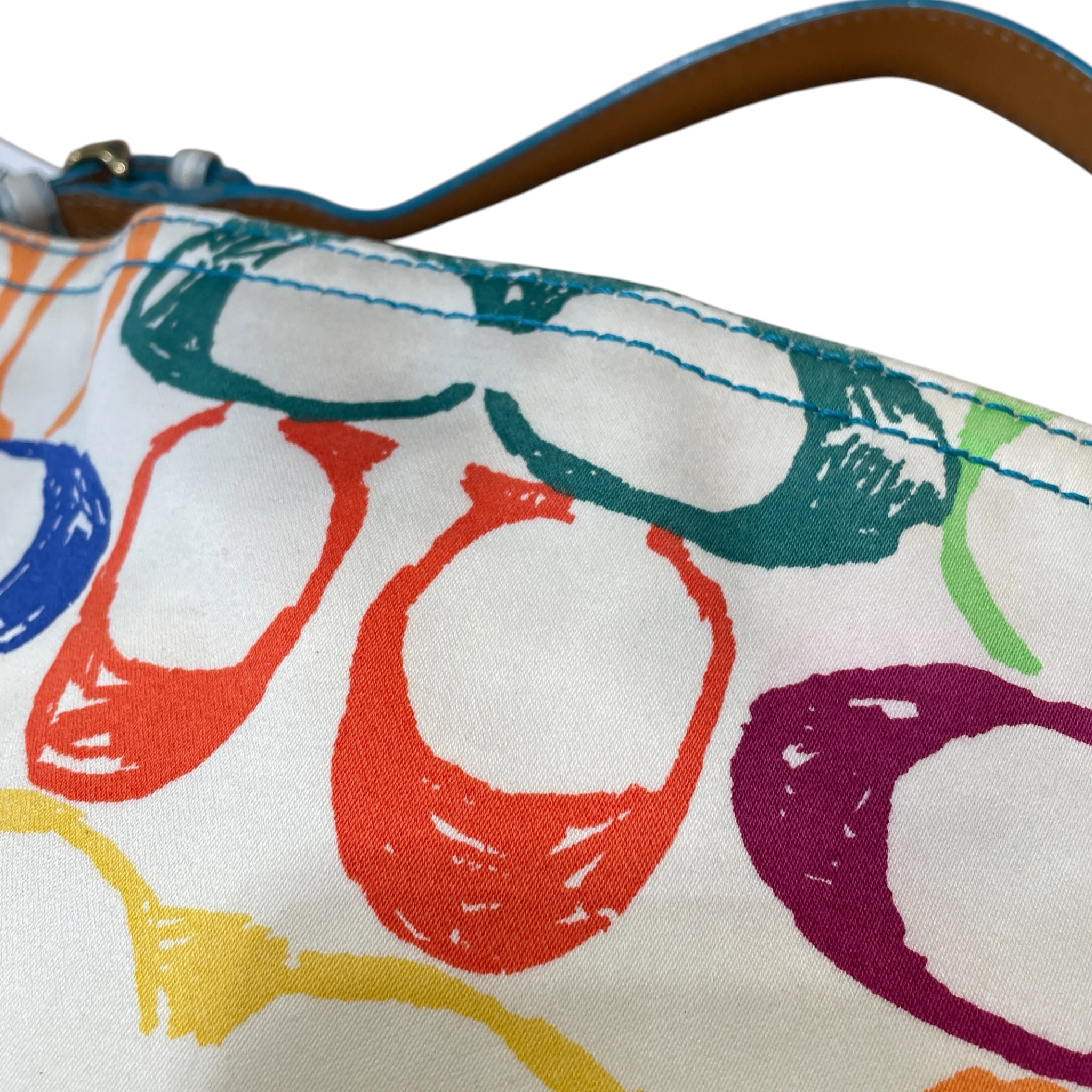 COACH/Hand Bag/Monogram/Cotton/WHT/2150 Multicolor Scribble view 4