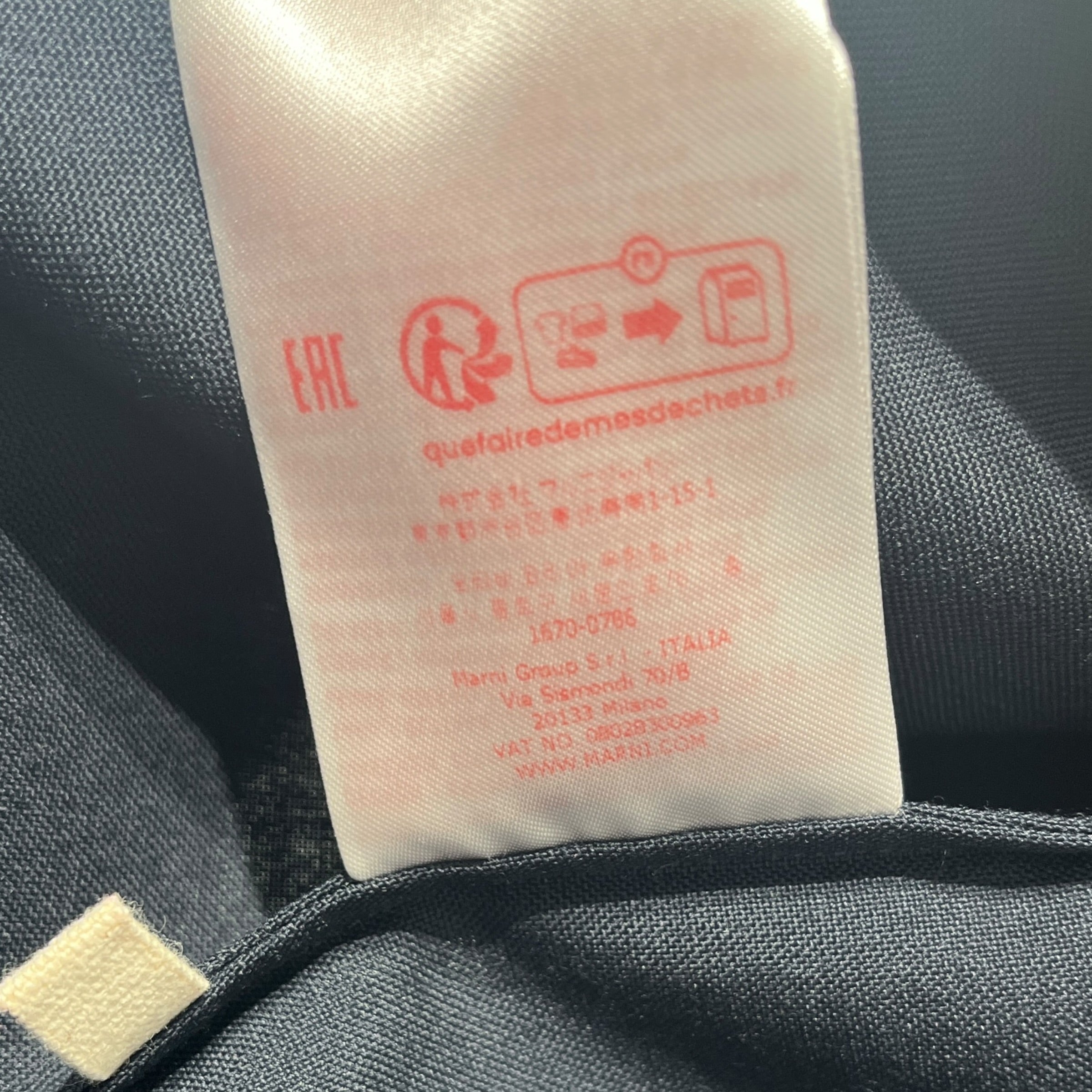 MARNI/Shirt/52/Cotton/NVY/WHITE STITCH ON POCKET view 6
