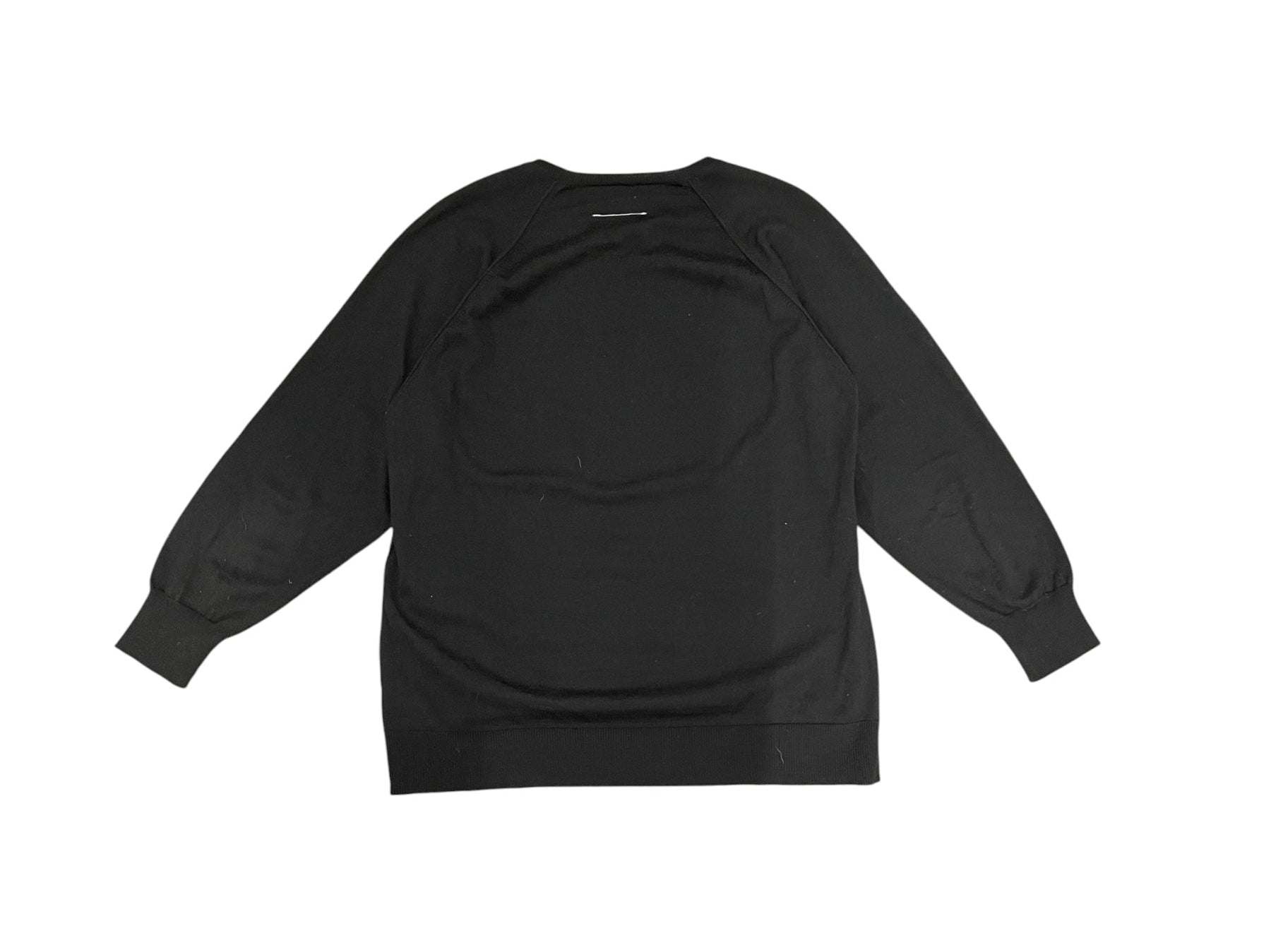 MM6/Sweater/S/Wool/BLK/NUMBER LOGO KNIT SWEATER view 2