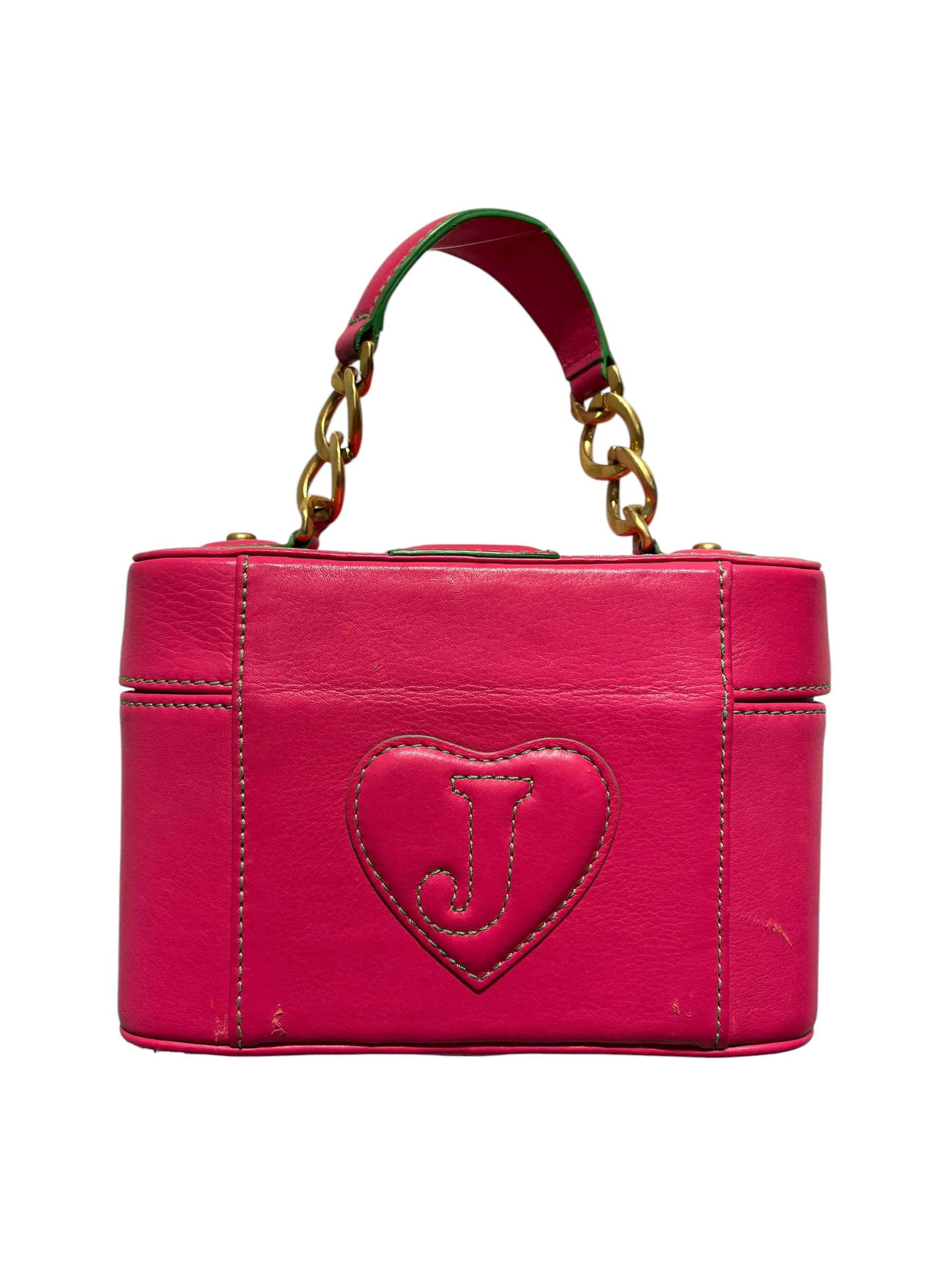 JUICY COUTURE/Luggage/Leather/PNK/Gold Heart Locket view 2