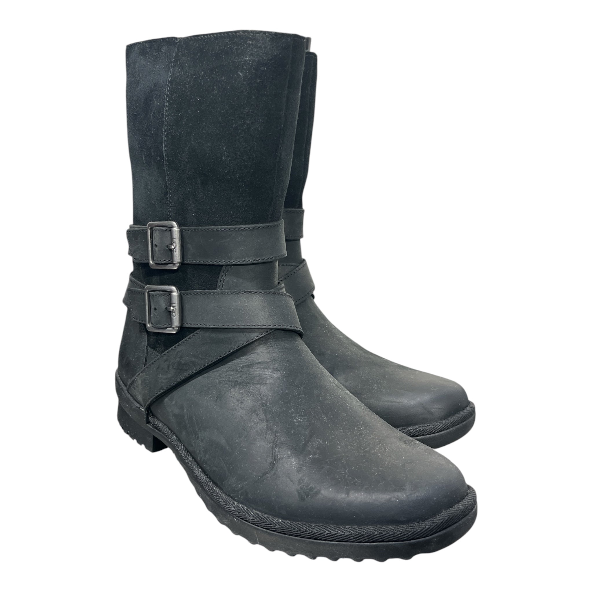 UGG australia/Biker Boots/US 7.5/Cotton/BLK/ view 1