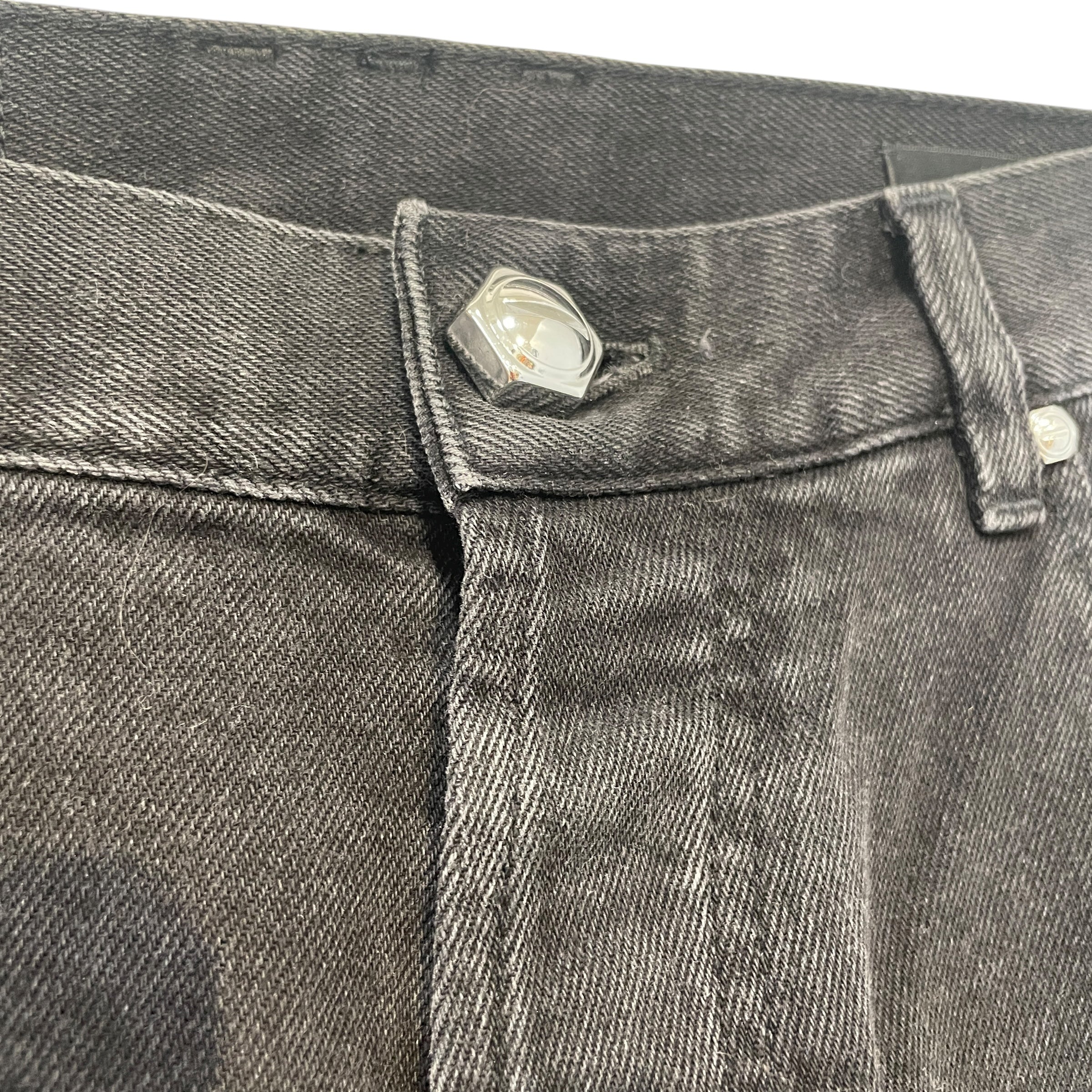 BALMAIN/Skinny Pants/32/Denim/BLK/ view 2
