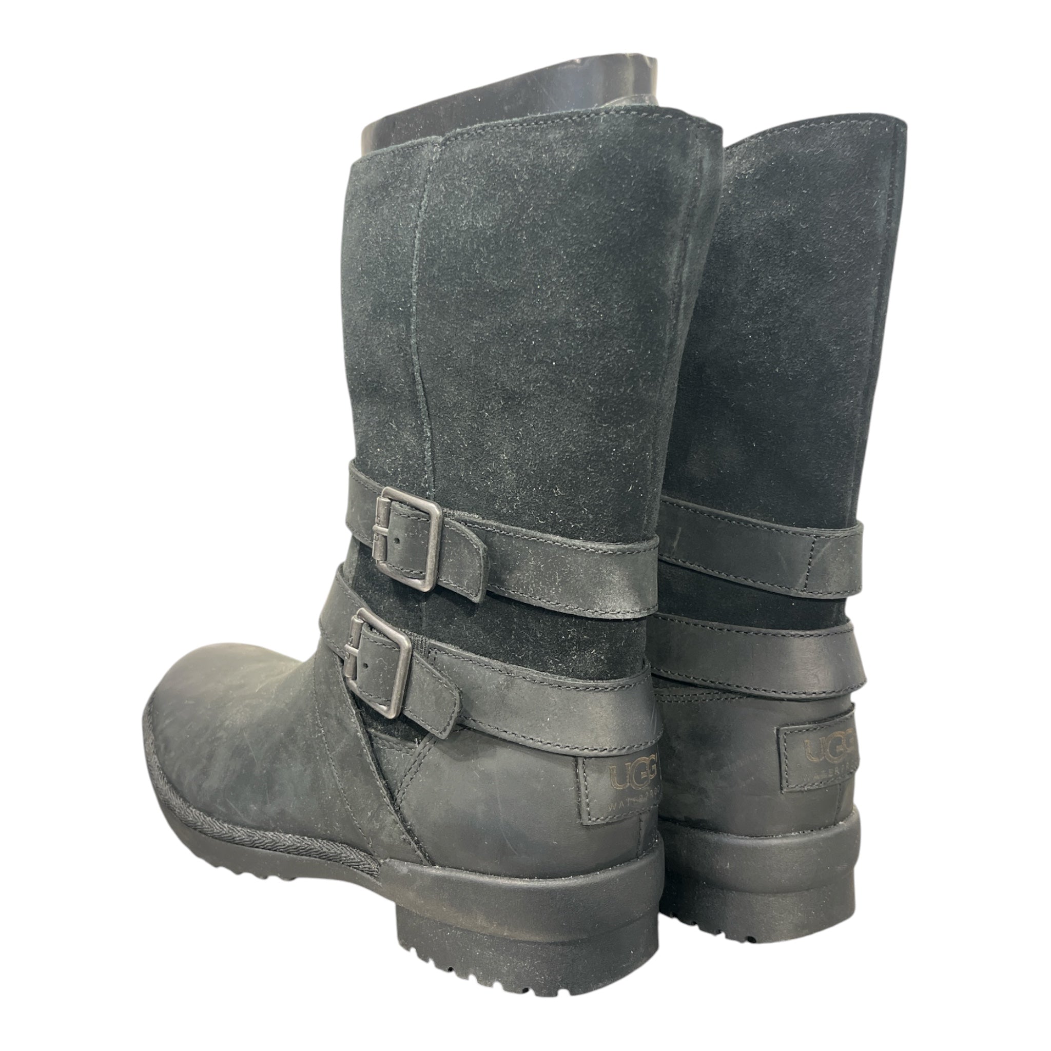 UGG australia/Biker Boots/US 7.5/Cotton/BLK/ view 2