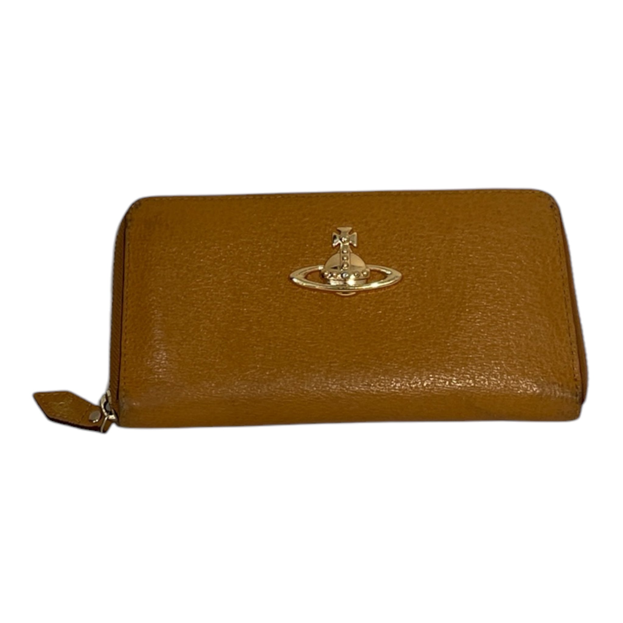 Vivienne Westwood/Wallet/Leather/CML/GOLD HW/STRIPE LINING view 1