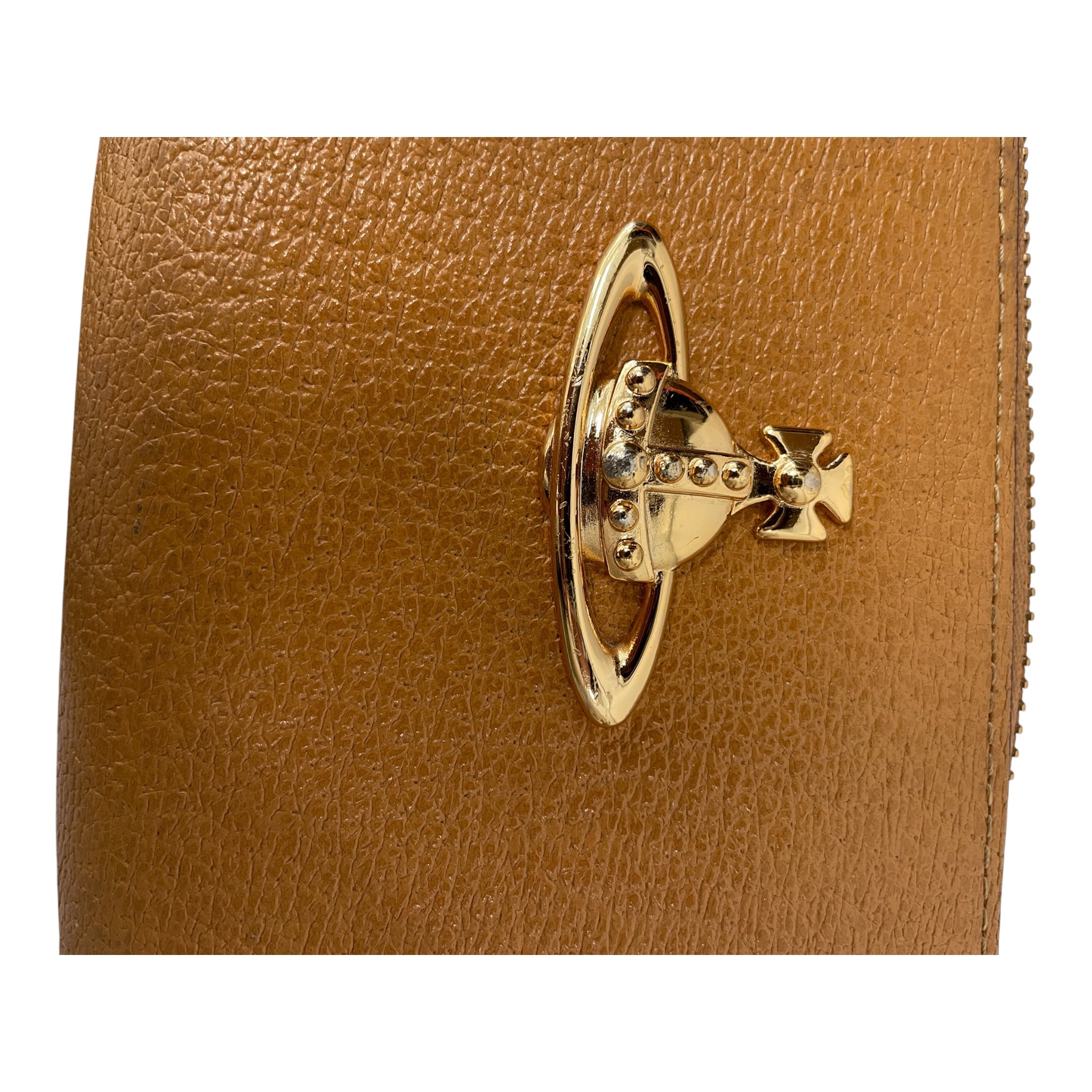 Vivienne Westwood/Wallet/Leather/CML/GOLD HW/STRIPE LINING view 2