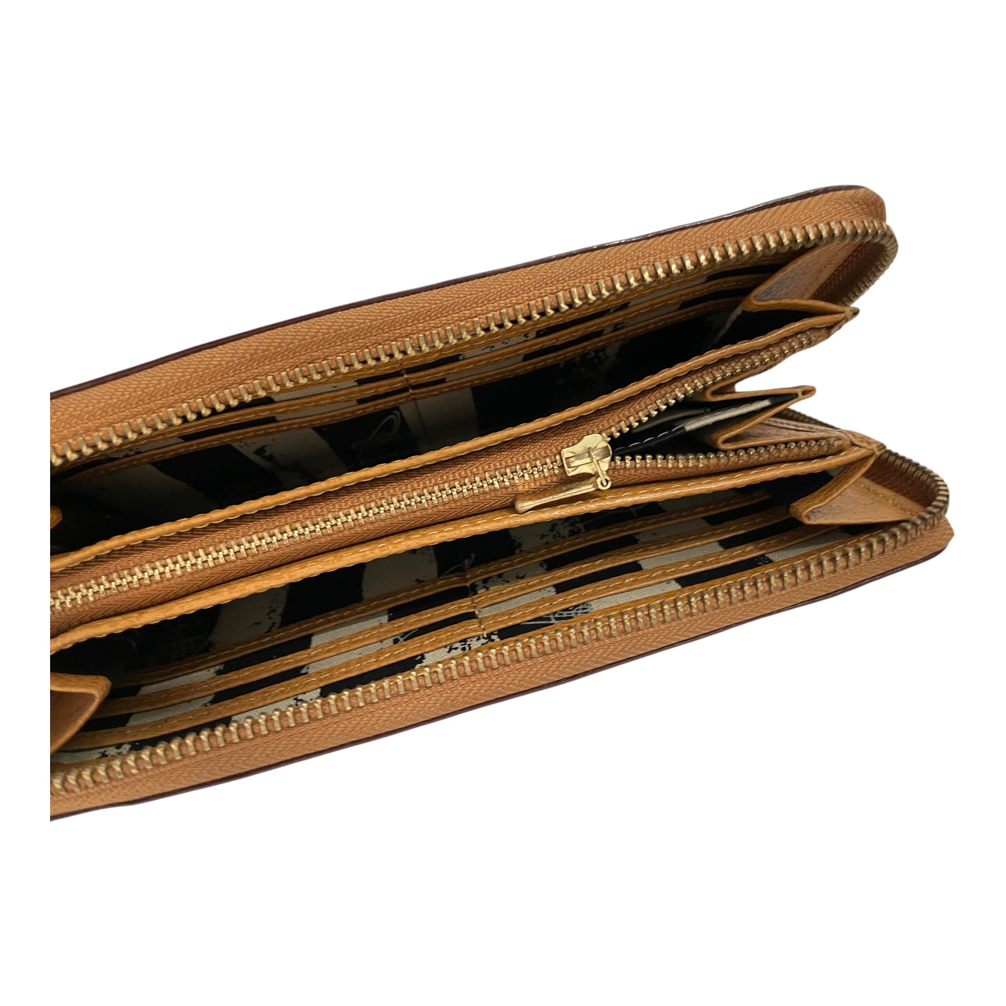 Vivienne Westwood/Wallet/Leather/CML/GOLD HW/STRIPE LINING view 3