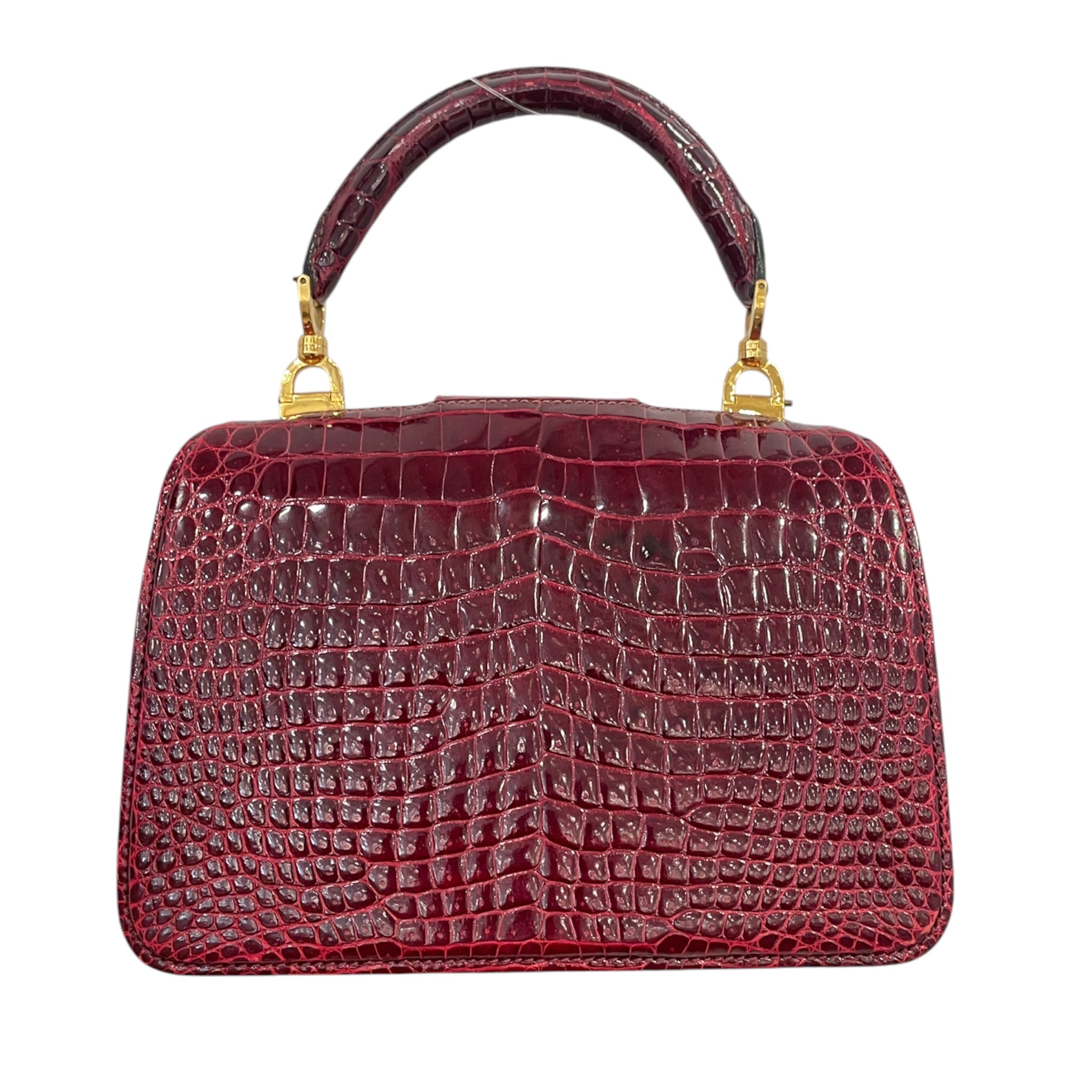 GUCCI/Hand Bag/Leather/BRD/Crocodile w/ Gold Hardware view 2