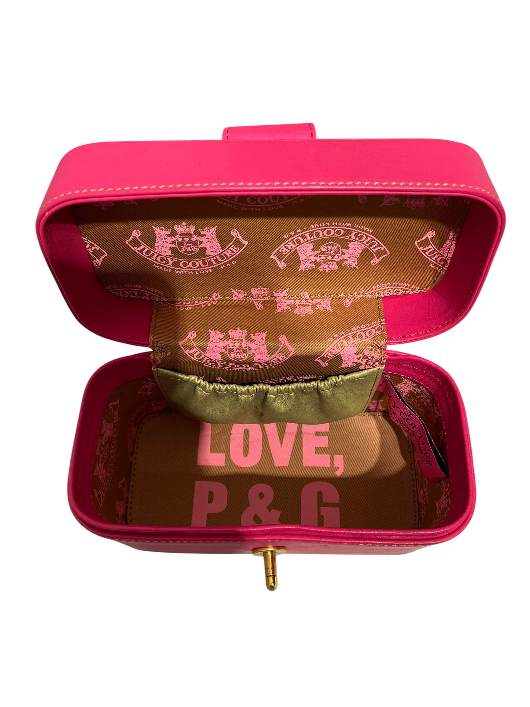 JUICY COUTURE/Luggage/Leather/PNK/Gold Heart Locket view 5