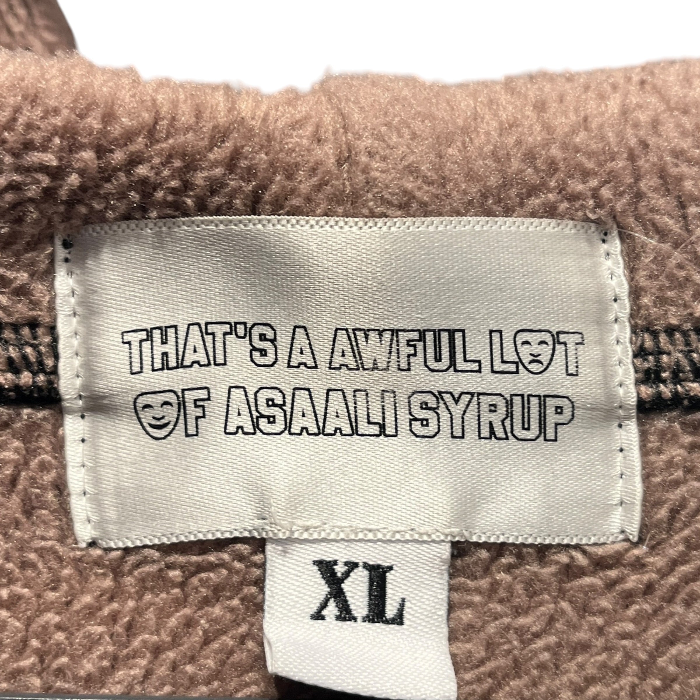 That's a Awful Lot of Cough Syrup/Zip Up Hoodie/XL/All Over Print/Polyester/BLK/ASAALI FACES HOODIE view 3