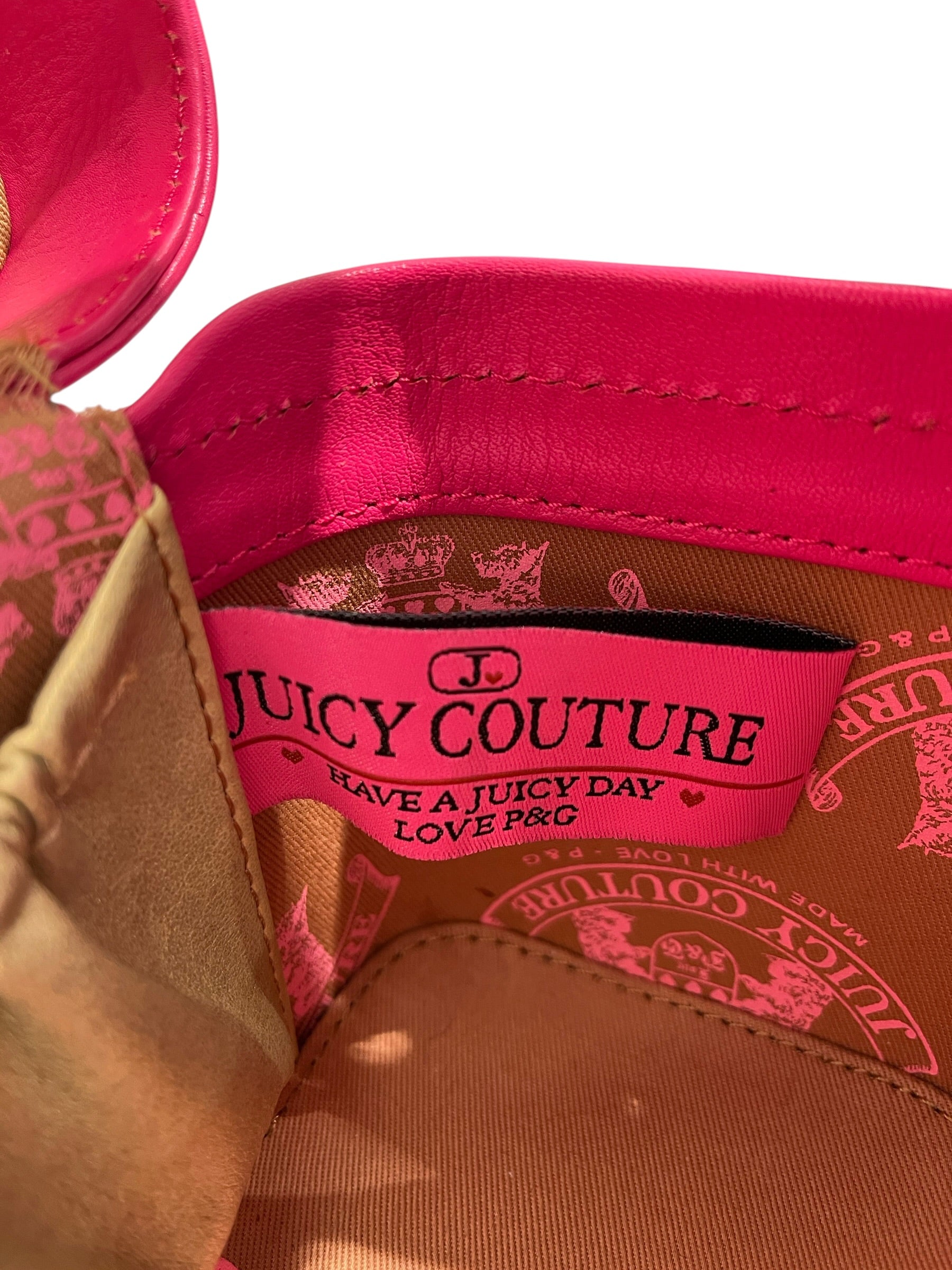 JUICY COUTURE/Luggage/Leather/PNK/Gold Heart Locket view 6