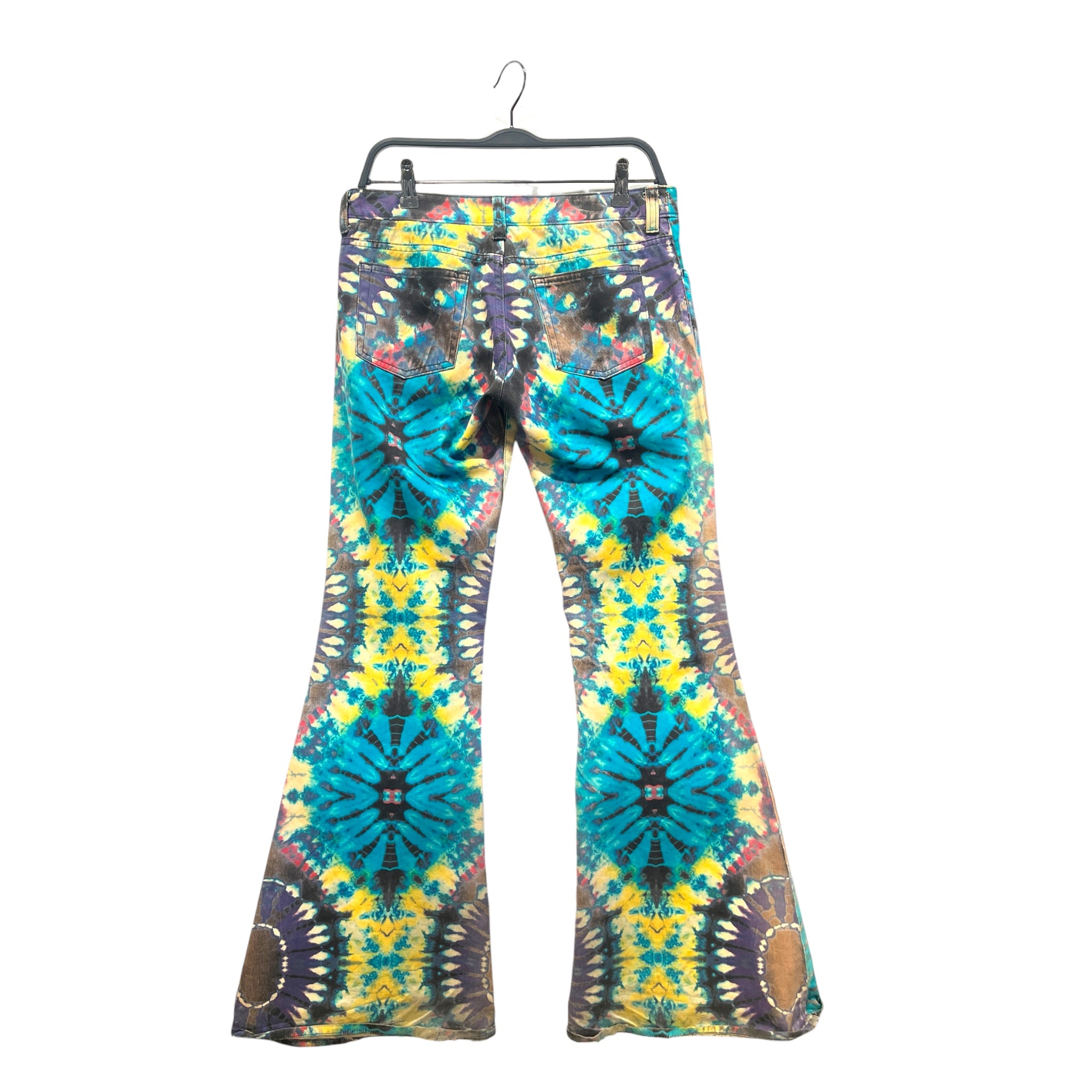 JUNYA WATANABE COMME des GARCONS/Wide Leg Pants/M/All Over Print/Denim/MLT/ view 2