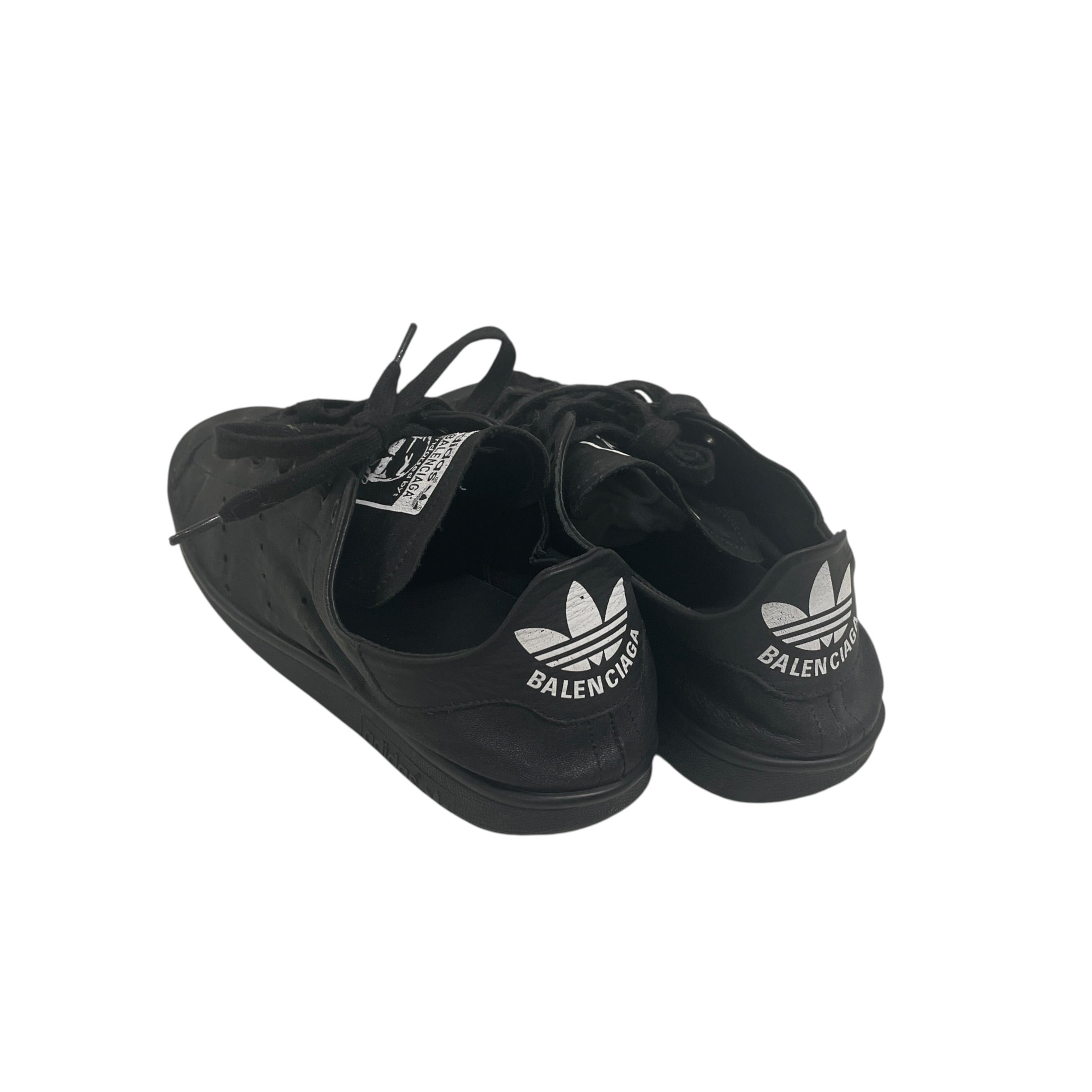 BALENCIAGA/adidas/Low-Sneakers/US 9/Leather/BLK/THIN LOWTOPS view 2