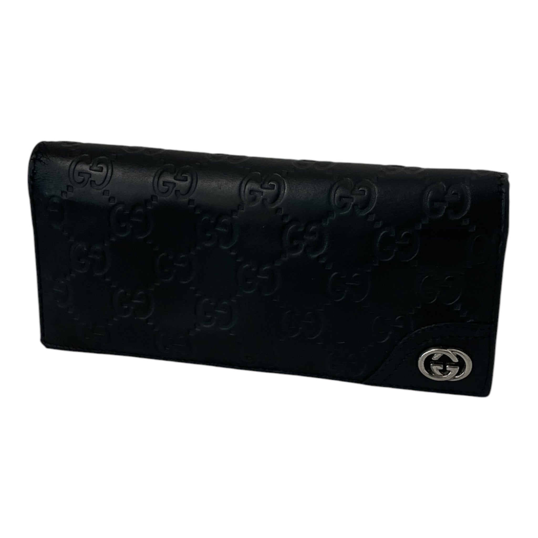 GUCCI/Long Wallet/S/Leather/BLK/VTD43MJ view 1