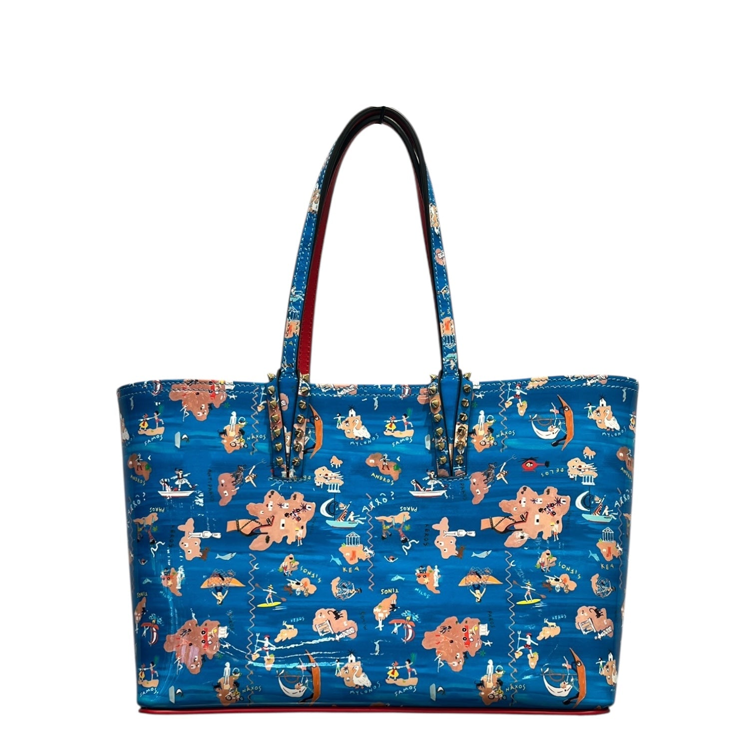 Christian Louboutin/Tote Bag/Monogram/Acrylic/BLU/CABATA EAST WEST TOTE view 2