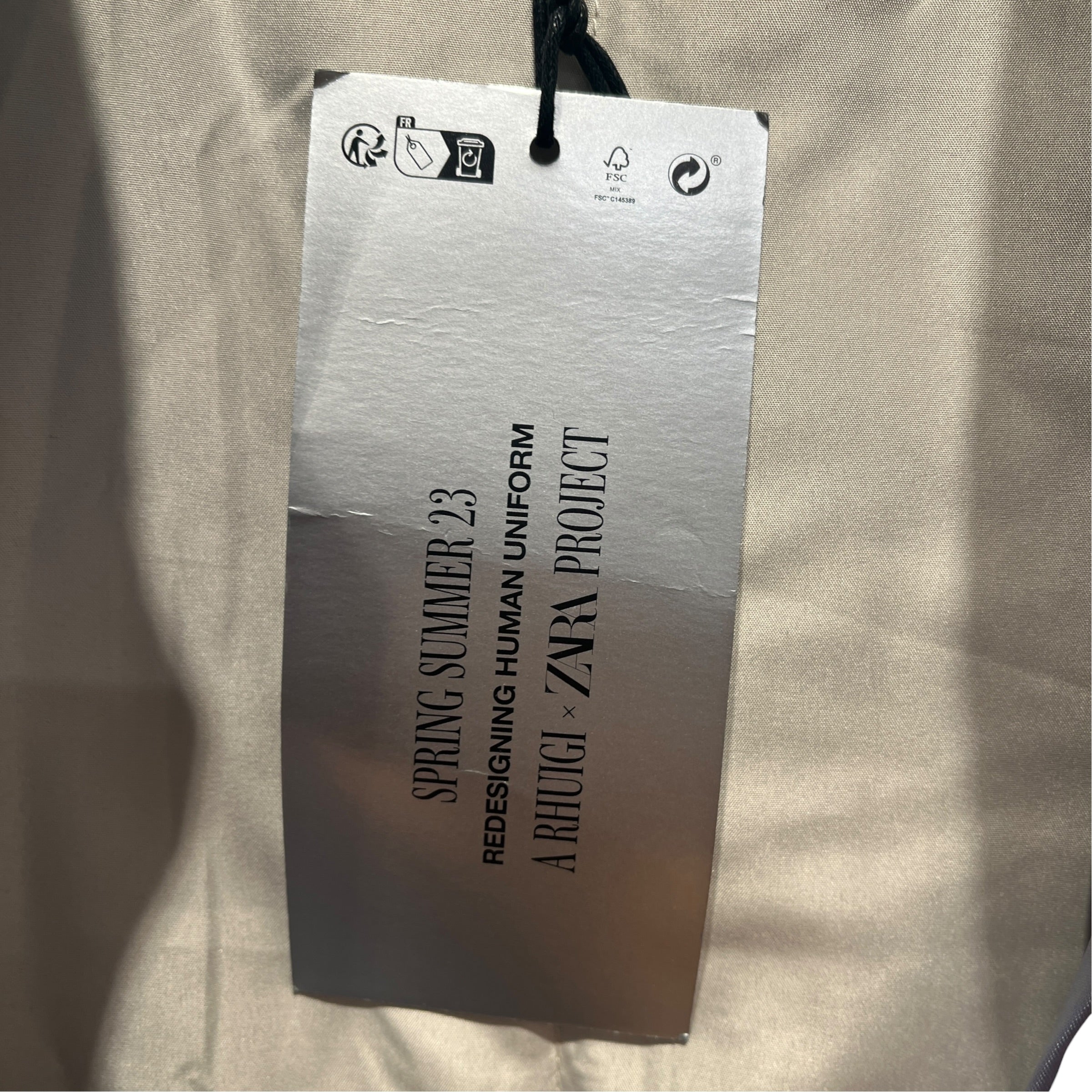 ZARA/RUDE GALLERY/Jacket/L/BLU/SATIN EFFECT SS23 BOMBER view 4