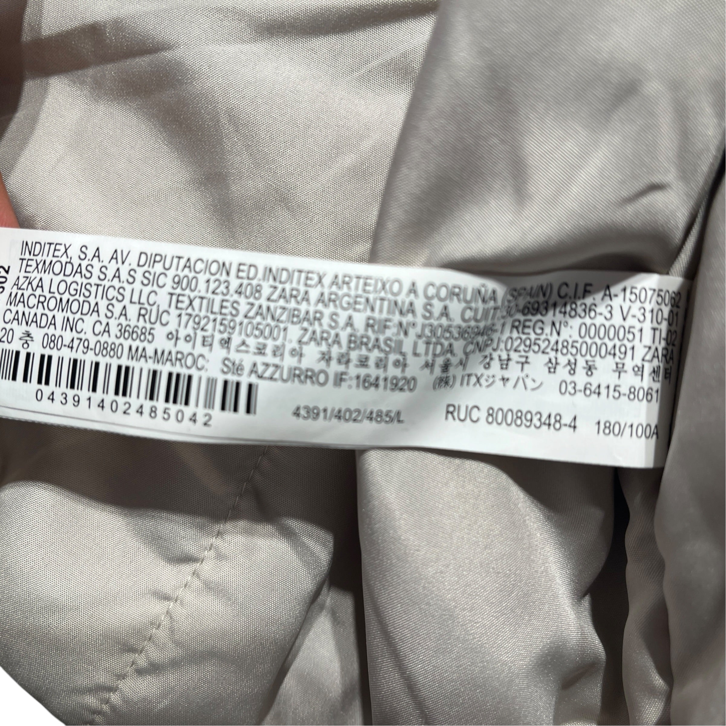 ZARA/RUDE GALLERY/Jacket/L/BLU/SATIN EFFECT SS23 BOMBER view 5