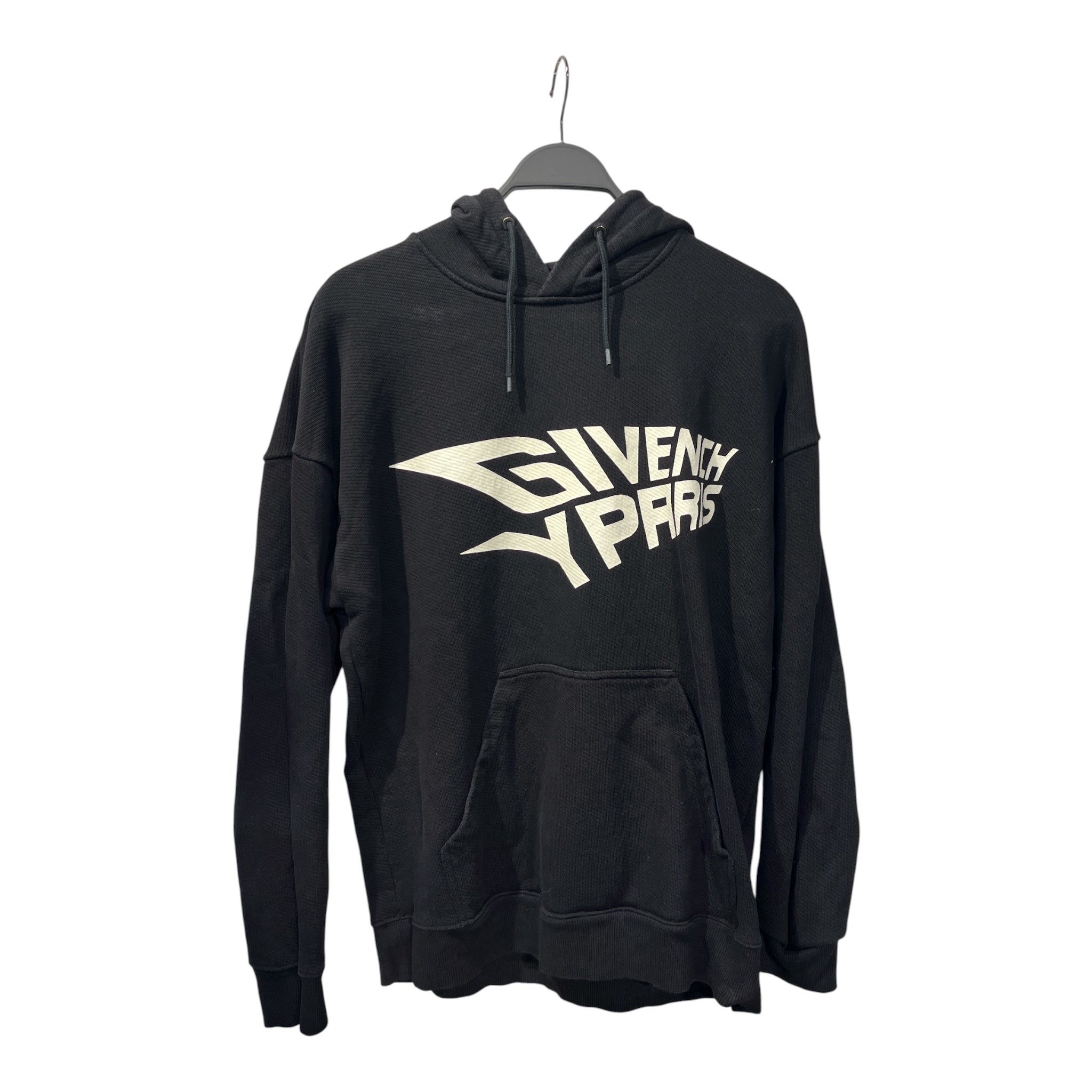 GIVENCHY/Hoodie/M/Cotton/BLK/BIGTOSMALLLETTERS view 1