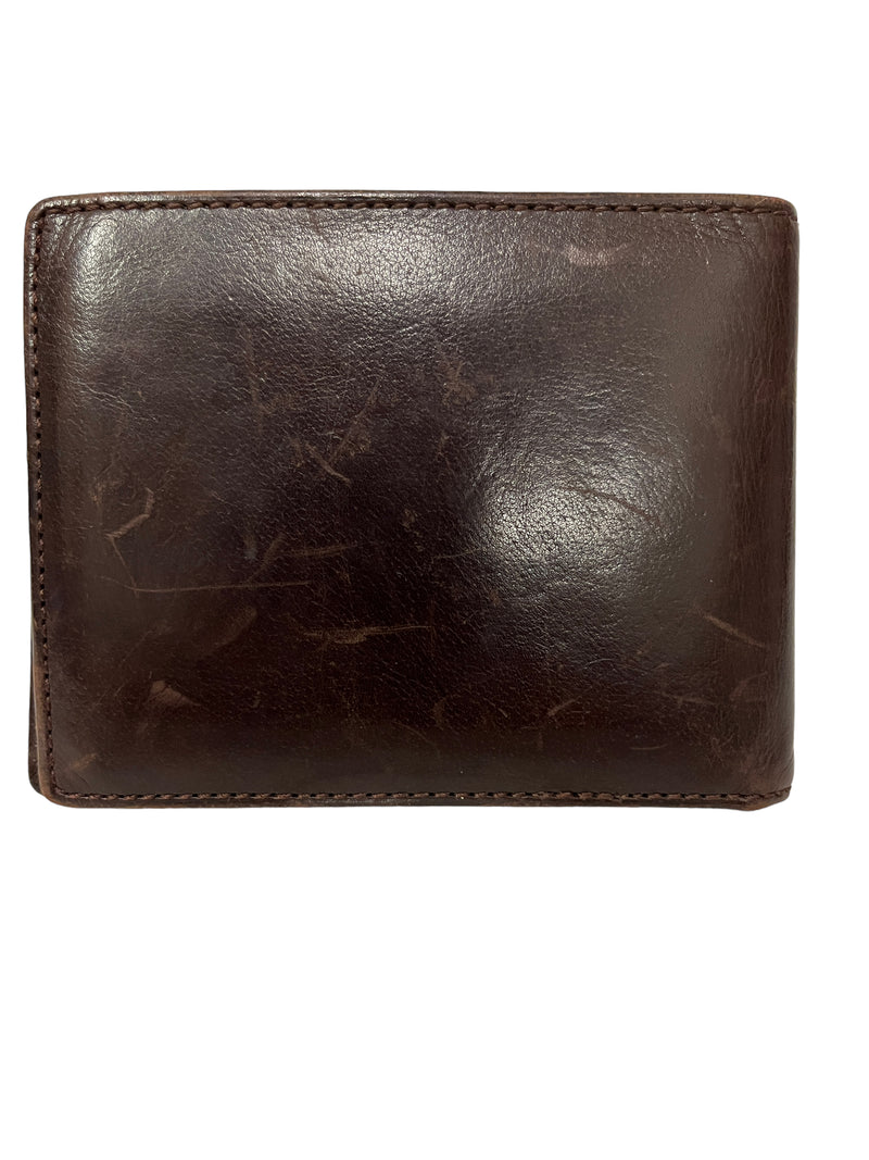 COACH/Bifold Wallet/OS/Leather/BRW/