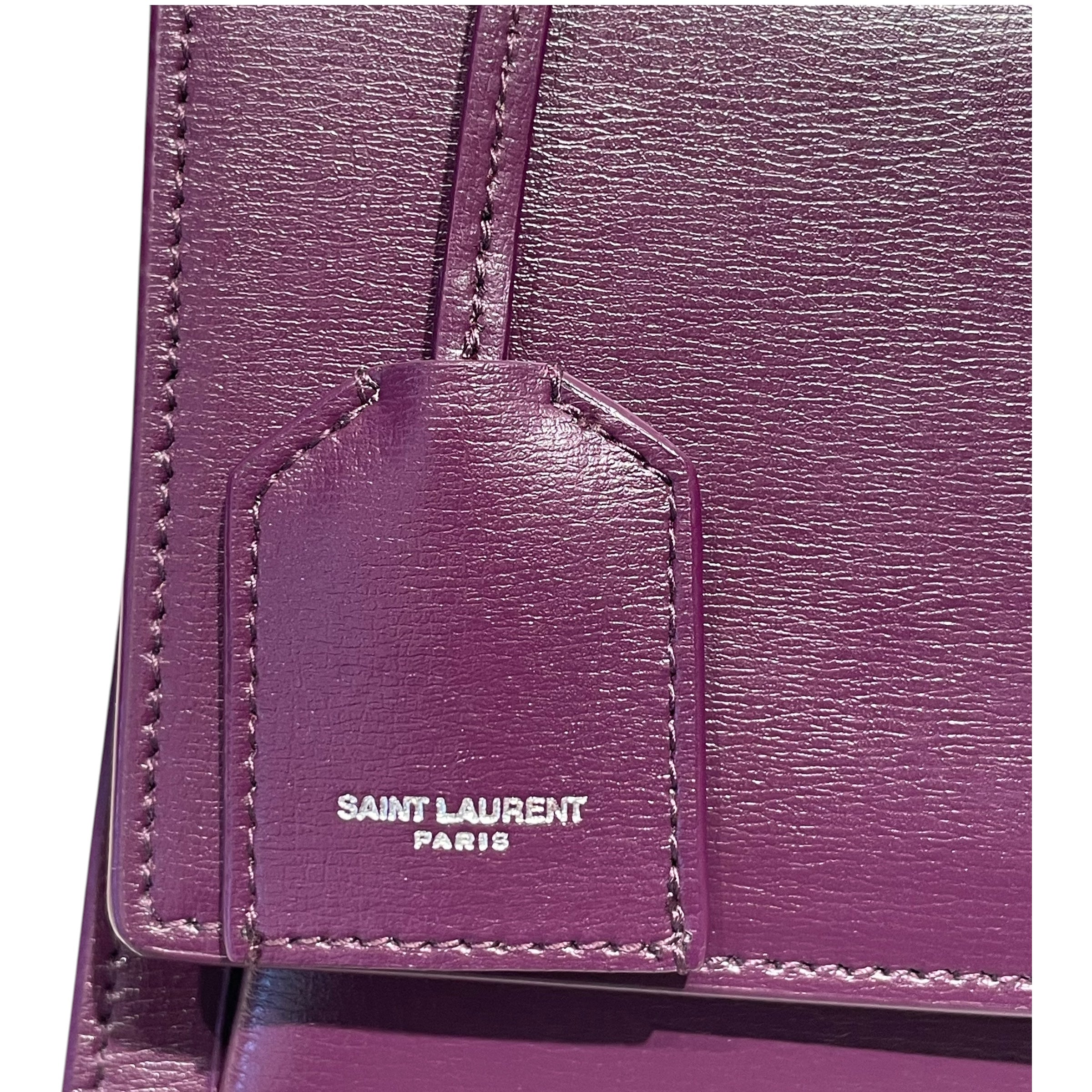 SAINT LAURENT/Cross Body Bag/Leather/PPL/sunset grained leather view 5