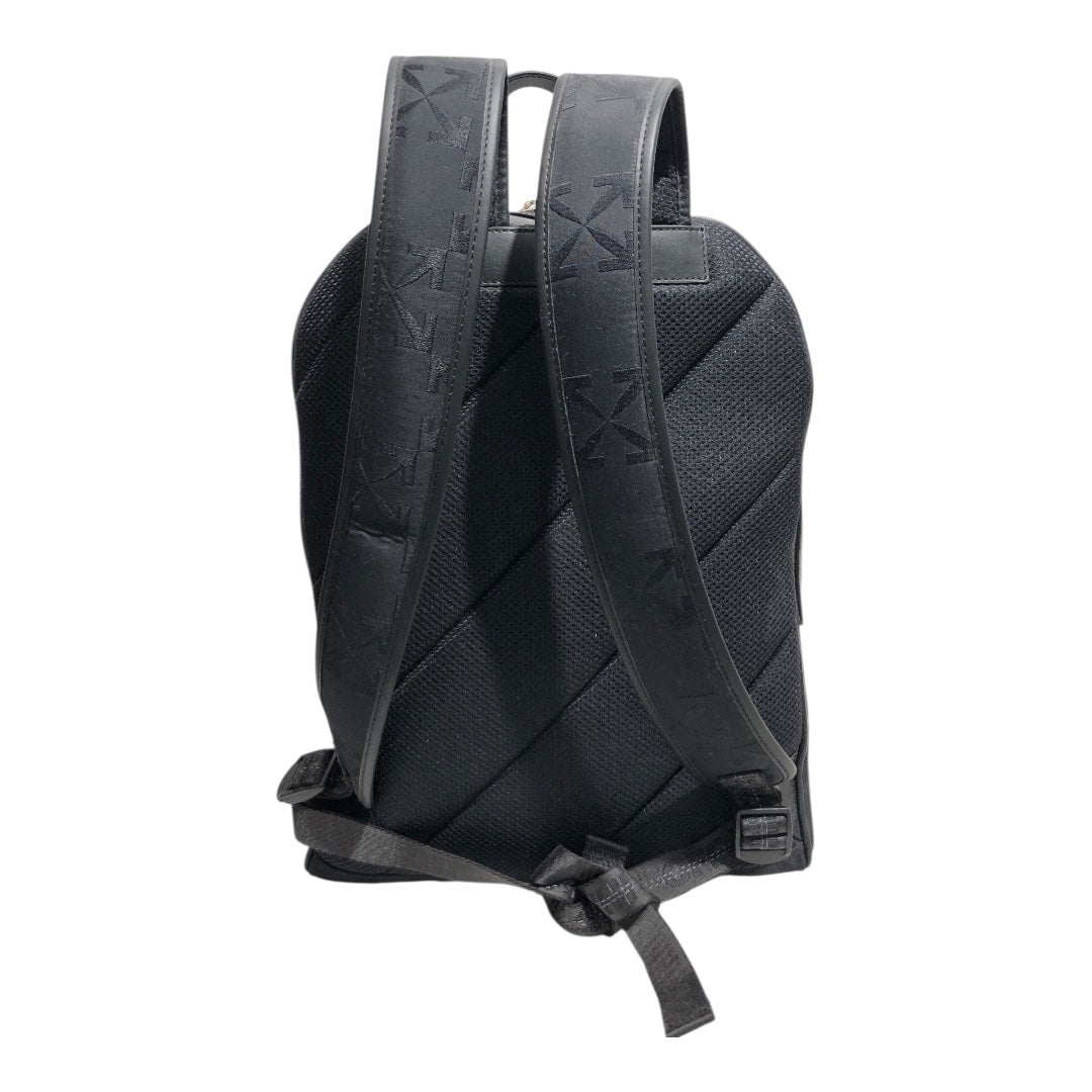 OFF-WHITE/Backpack/All Over Print/BLK/back pack with arrows & straps view 2