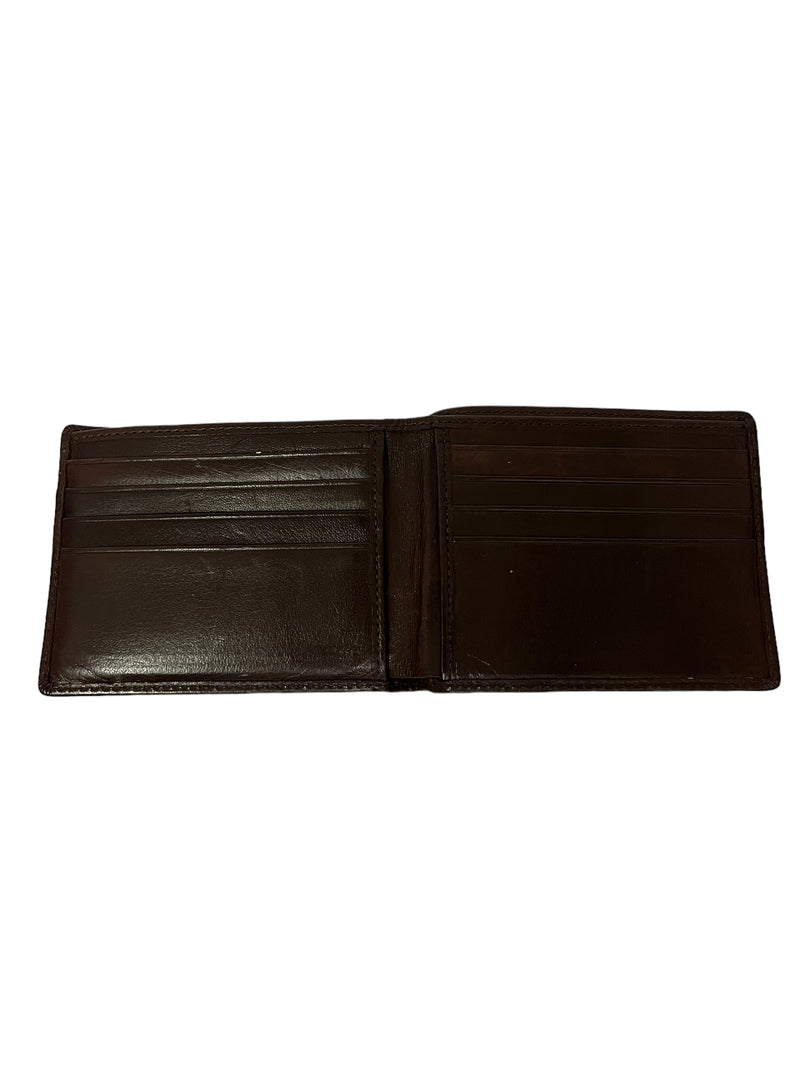 COACH/Bifold Wallet/OS/Leather/BRW/
