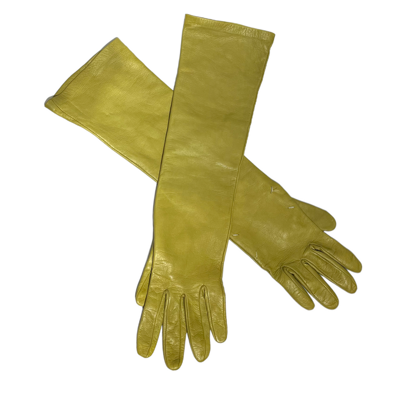 Maison Martin Margiela/Gloves, Mittens/S/Leather/GRN/