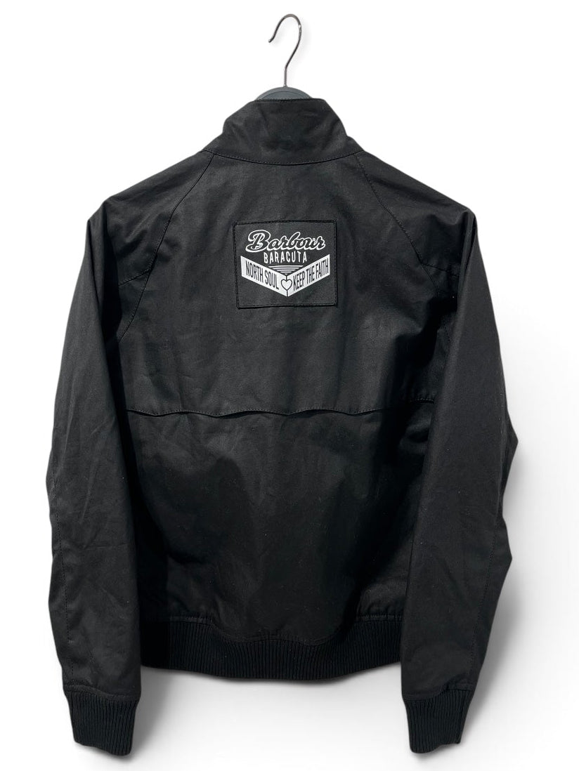 Barbour/BARACUTA/Jacket/S/Cotton/BLK/HEART OF SOUL PATCH view 2