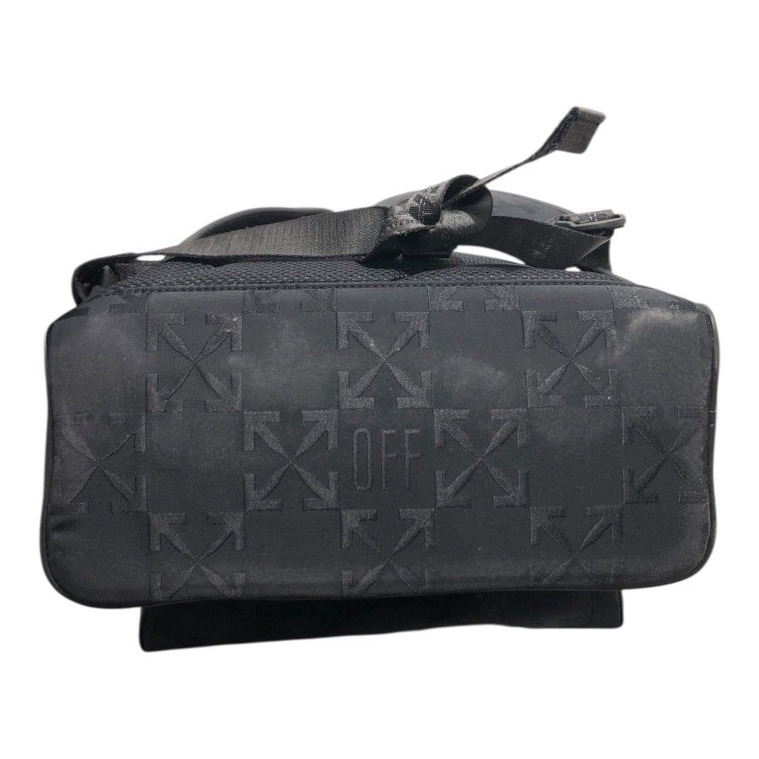 OFF-WHITE/Backpack/All Over Print/BLK/back pack with arrows & straps view 4