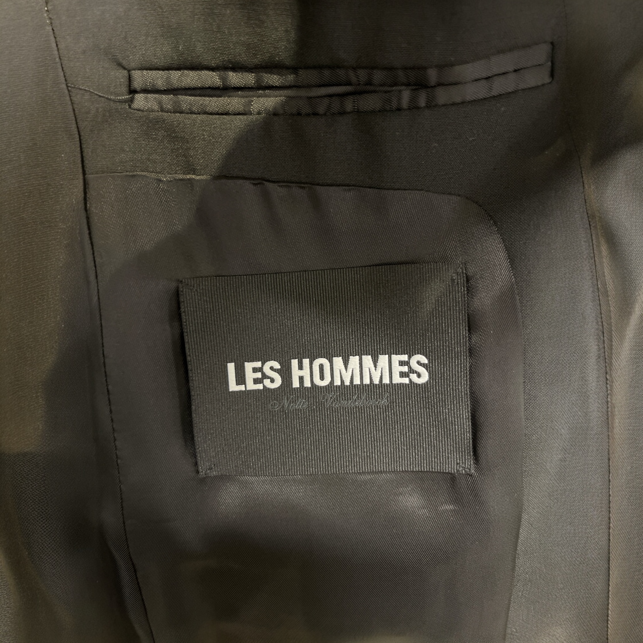 Les Hommes/Suits/L/Cotton/BLK/LJW310 view 3