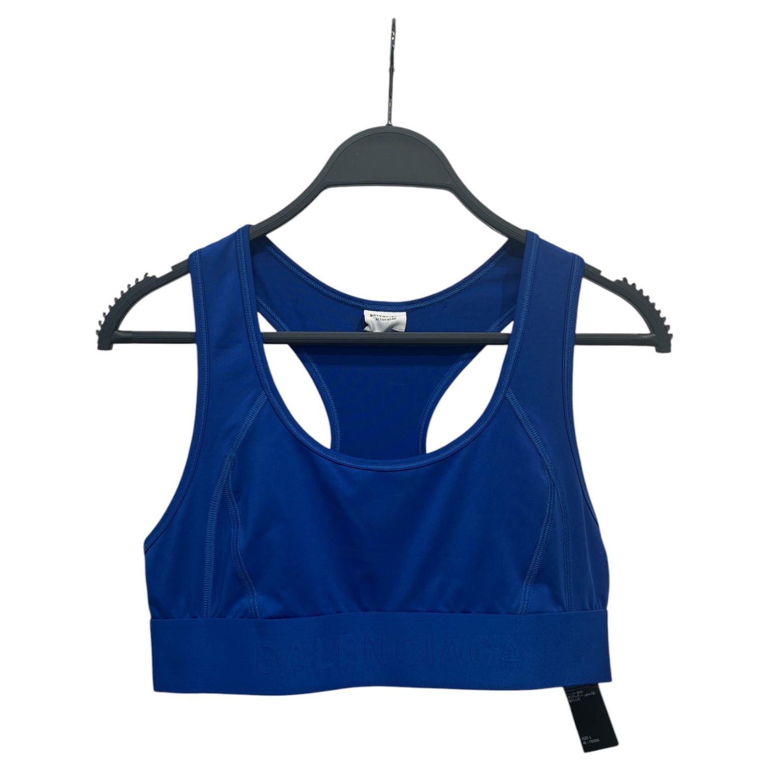 BALENCIAGA/Camisole/L/Cotton/BLU/SPORTS BRA view 1