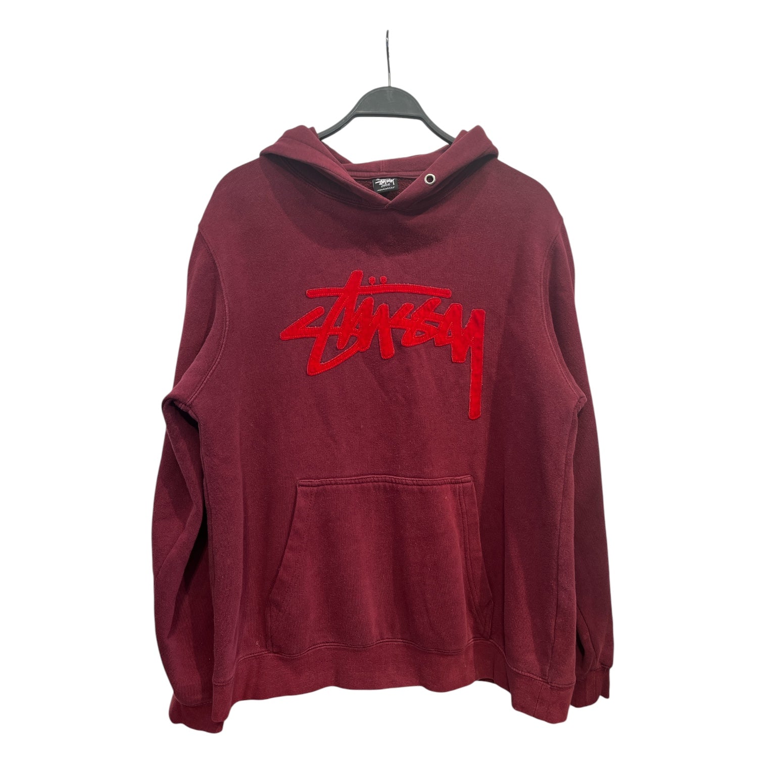 STUSSY/Hoodie/L/Cotton/BRD/sewn chest logo hoodie view 1