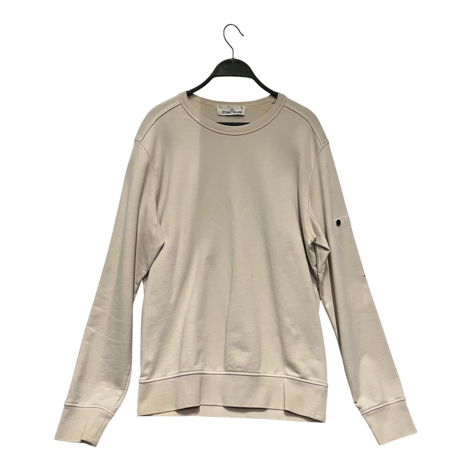 STONE ISLAND/Sweater/M/Cotton/PNK/Pullover/LIGHT SWEATSHIRT view 1