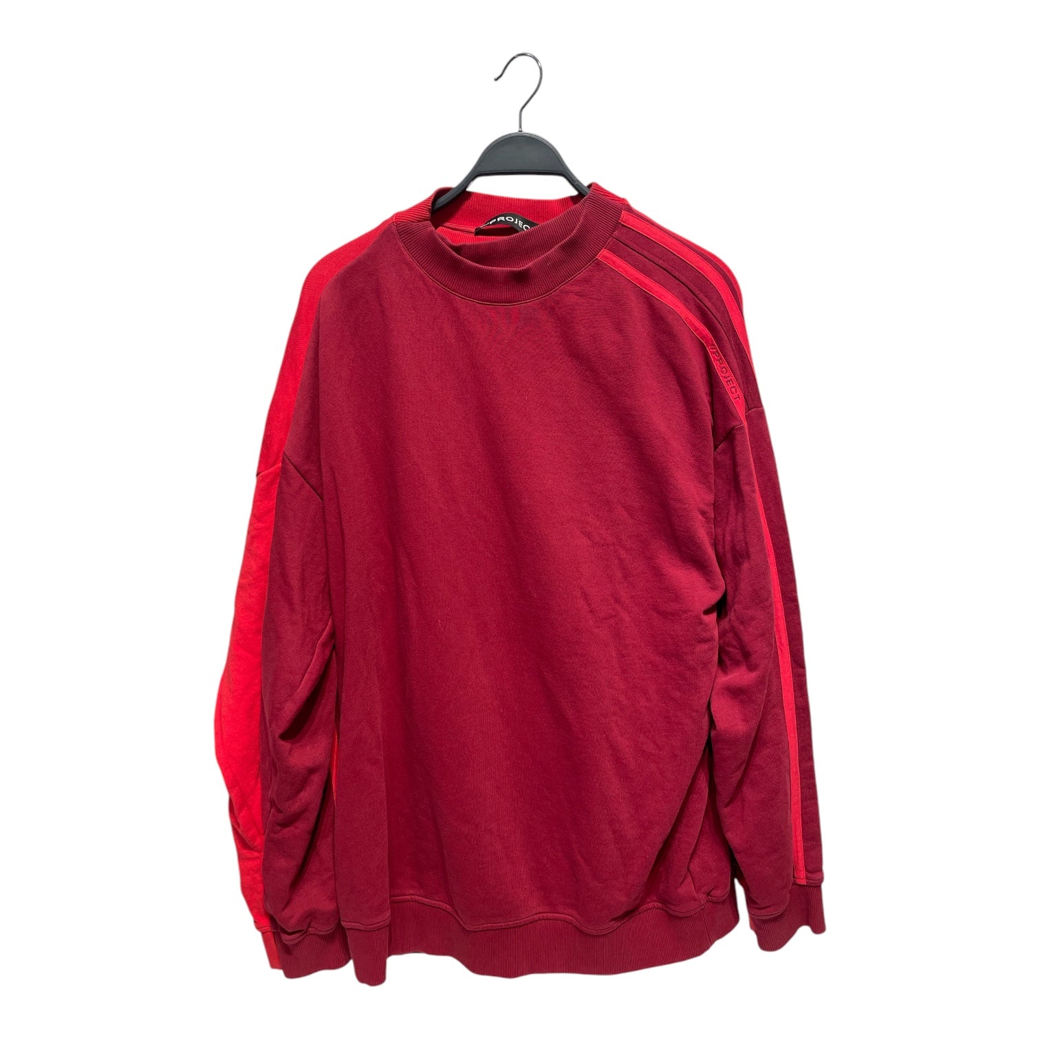 Y/PROJECT/Sweatshirt/XXS/Cotton/RED/Oversize/DOUBLE SWEATSHIRT view 1