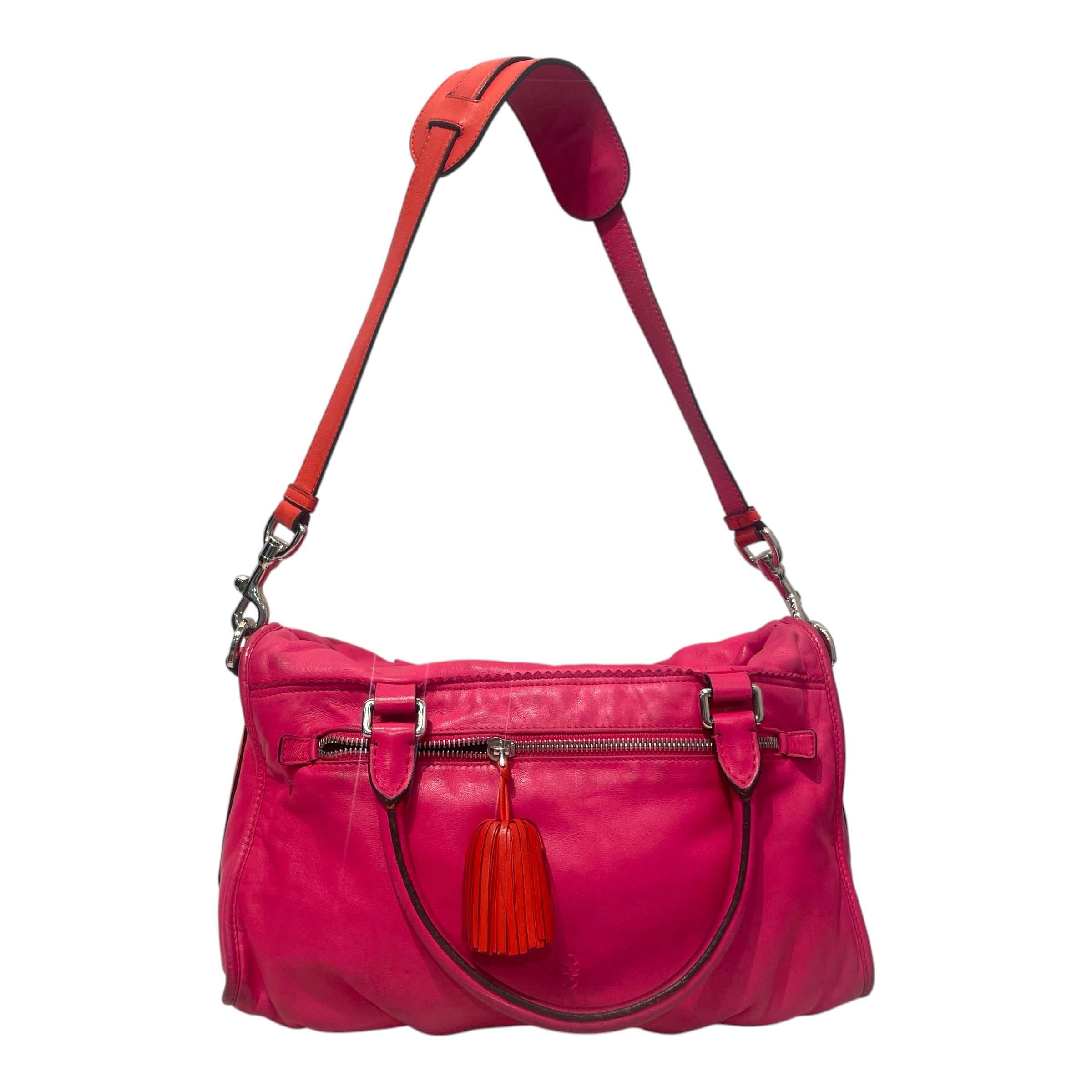 LOEWE/Hand Bag/Leather/PNK/Two Way Shoulder Bag view 1