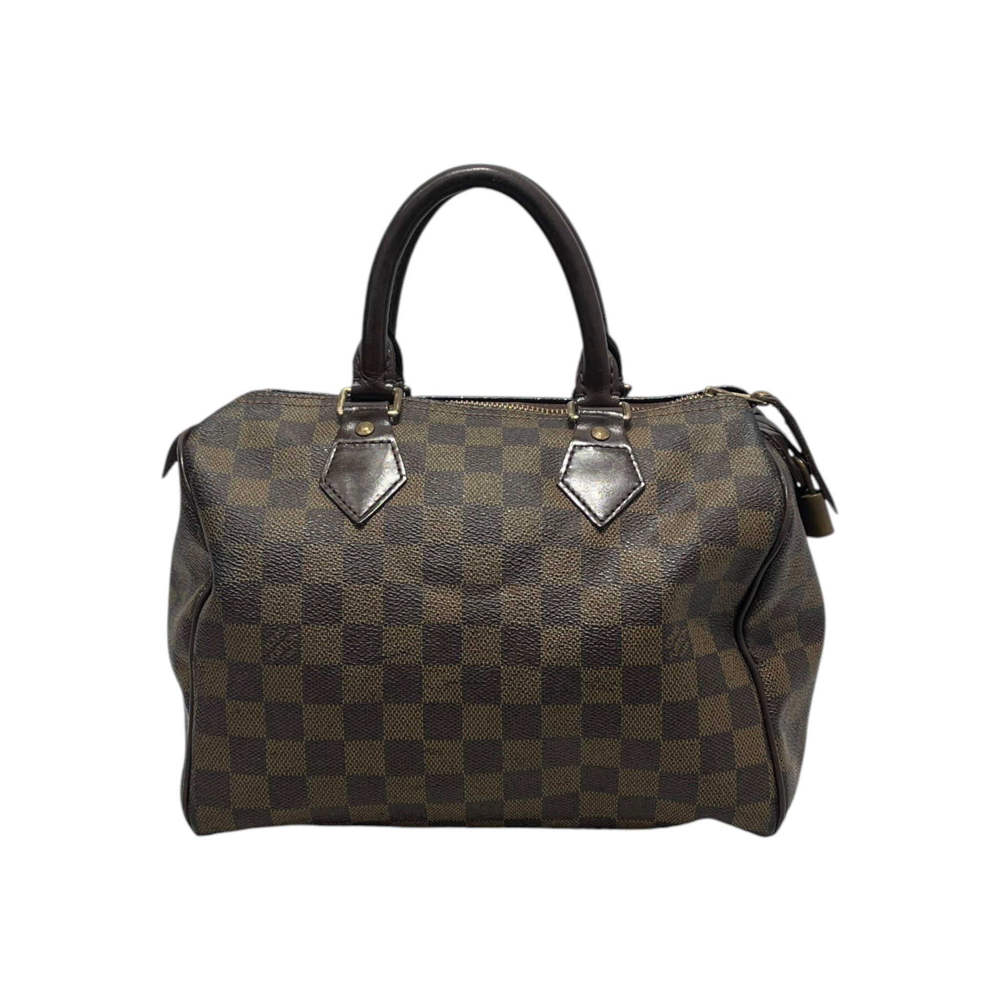 LOUIS VUITTON/Hand Bag/Monogram/Leather/BRW/Speedy view 1