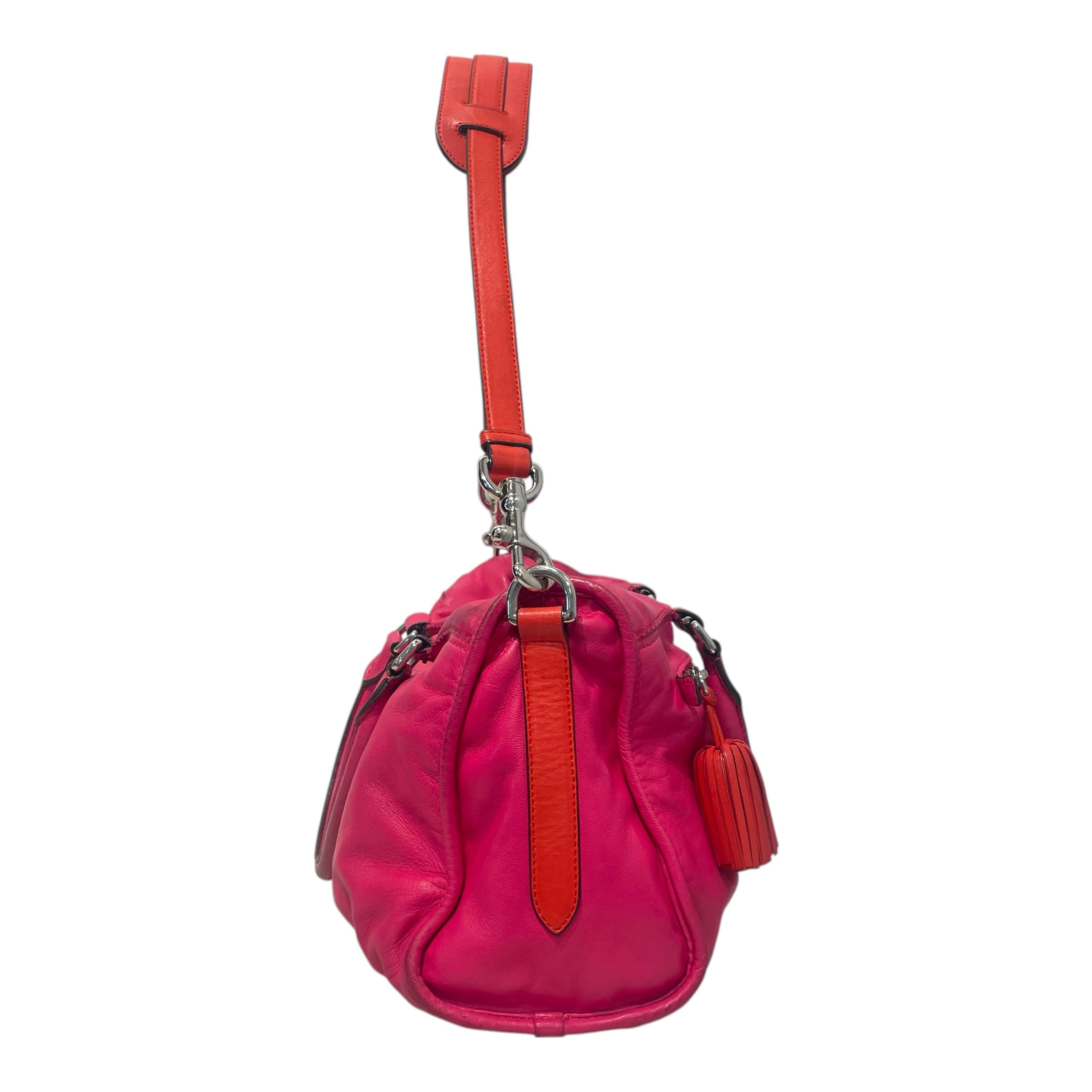 LOEWE/Hand Bag/Leather/PNK/Two Way Shoulder Bag view 4