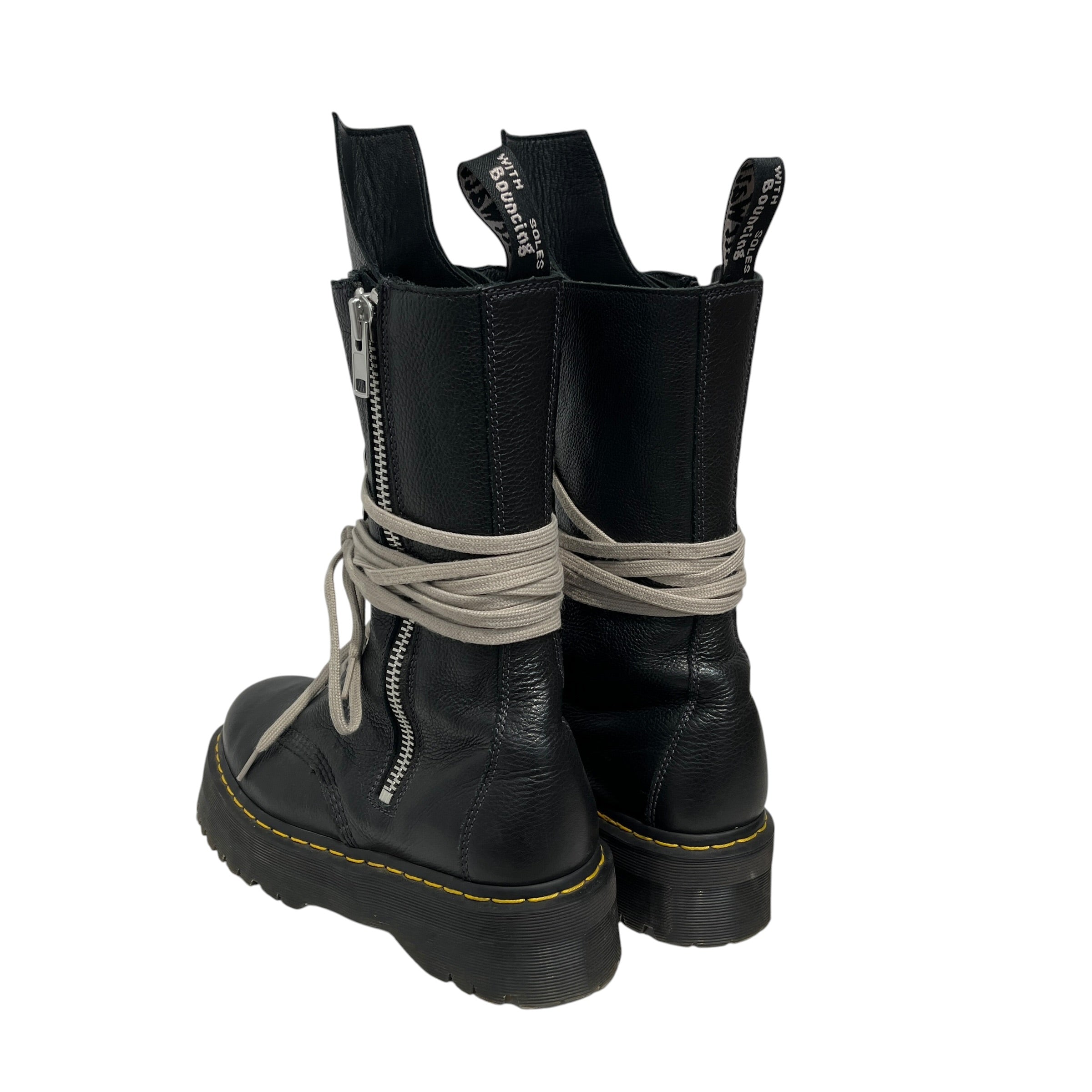 Rick Owens/Dr.Martens/Lace Up Boots/US 11/Leather/BLK/1918RO view 2