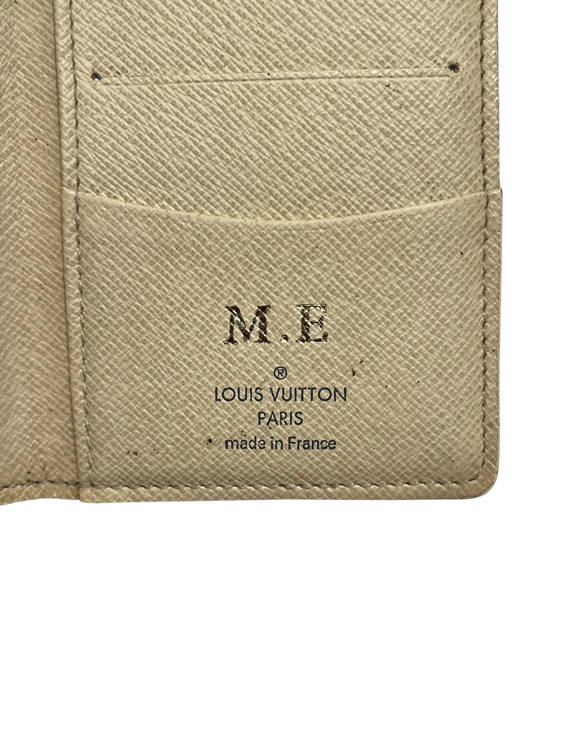 LOUIS VUITTON/Bifold Wallet/All Over Print/CRM/L's/blue checkered view 5