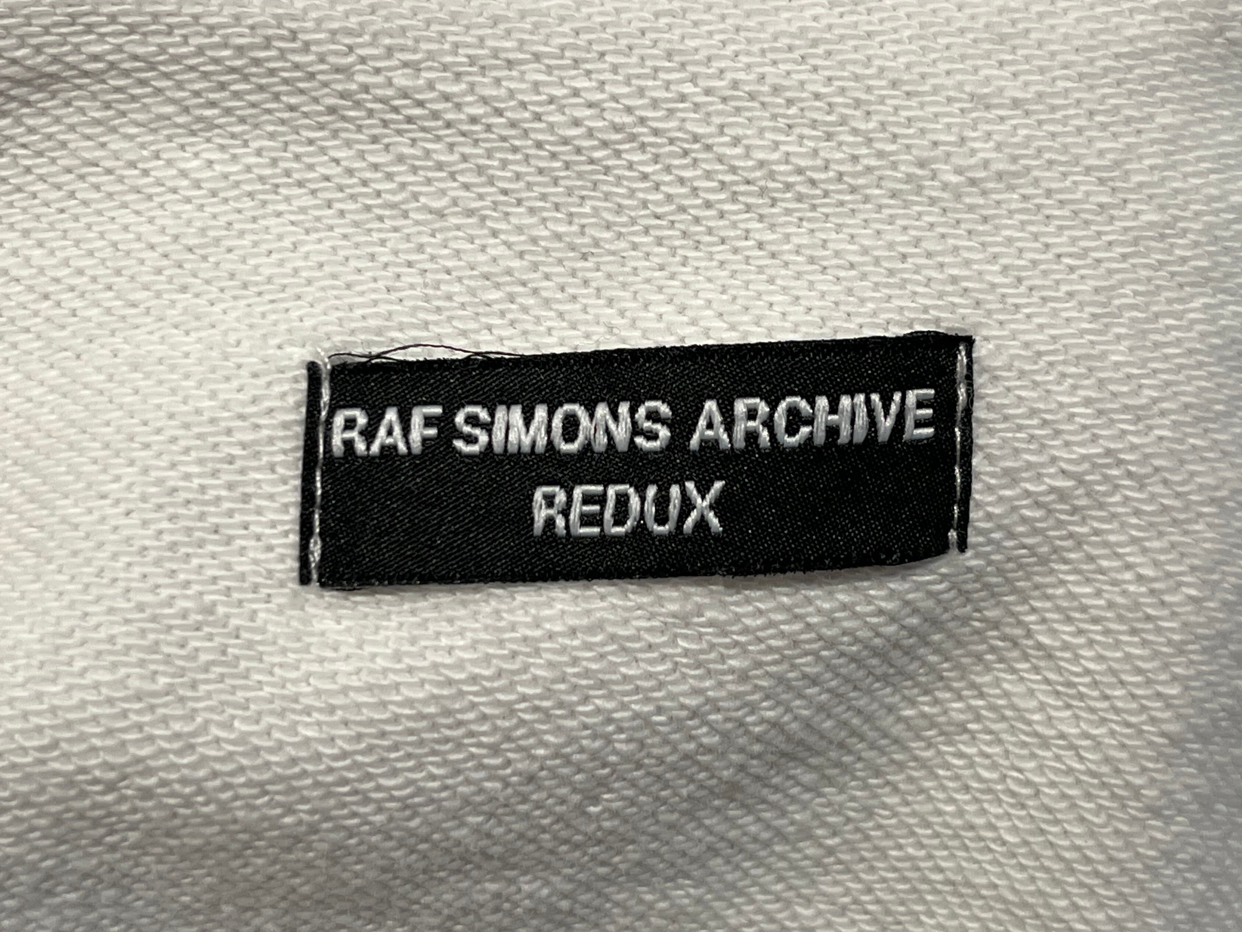 RAF SIMONS/Hoodie/0/Graphic/Cotton/WHT/antwerp belgium view 3